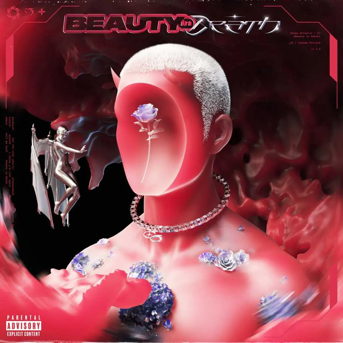 Chase Atlantic BEAUTY IN DEATH (RED & BLACK VINYL) Vinyl Record