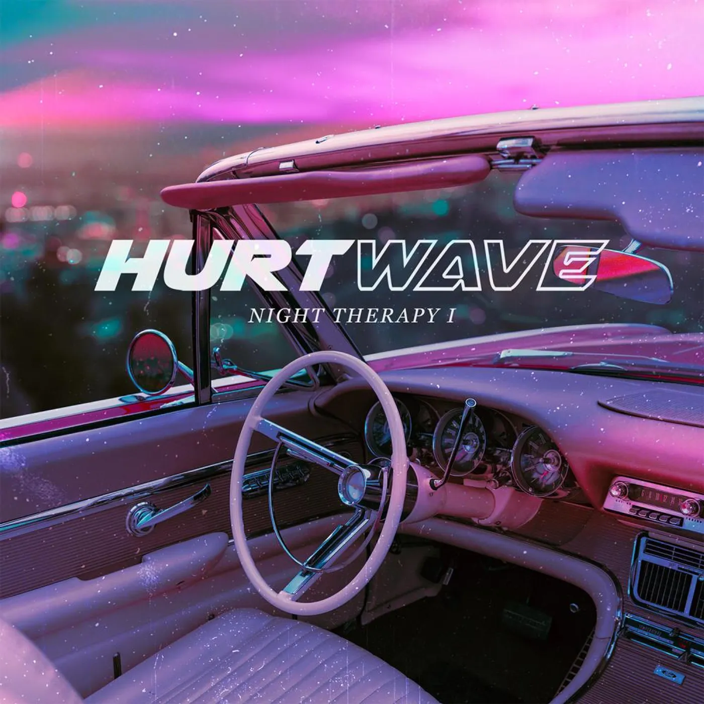 Hurtwave NIGHT THERAPY I (CLEAR PINK VINYL) Vinyl Record