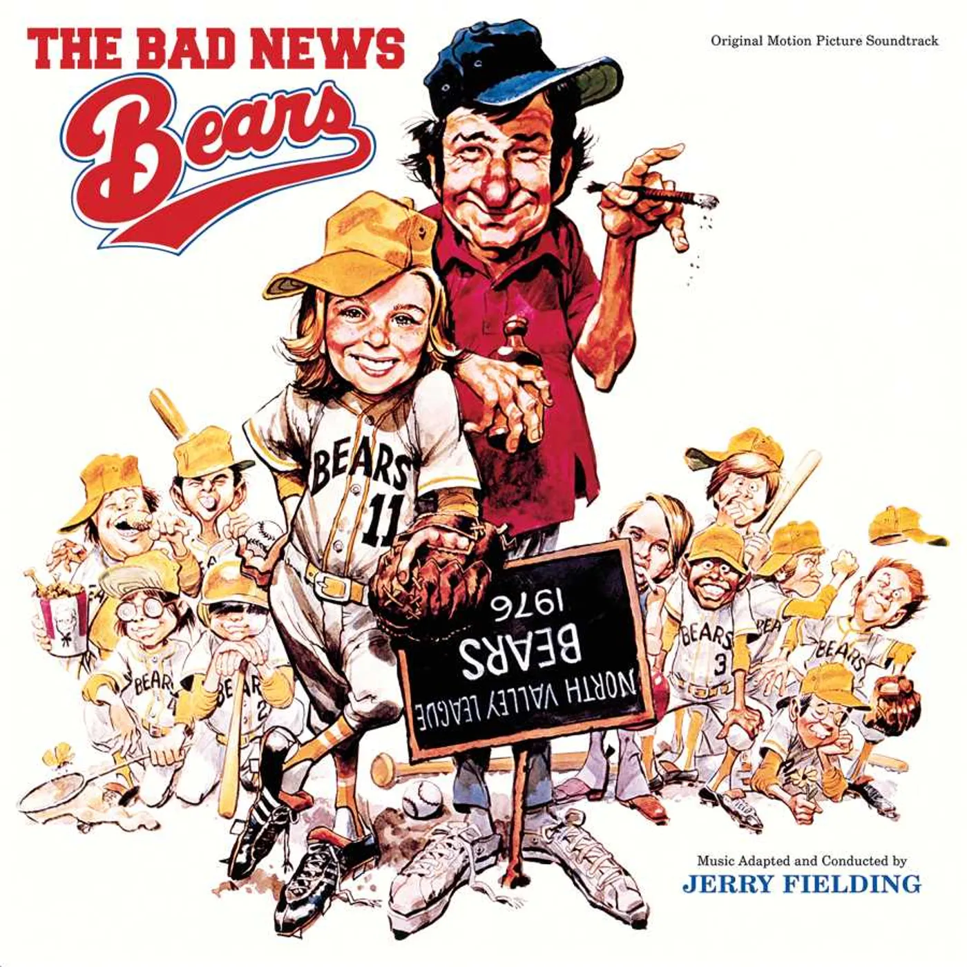 Jerry Fielding Bad News Bears (LP)(Yellow) Vinyl Record