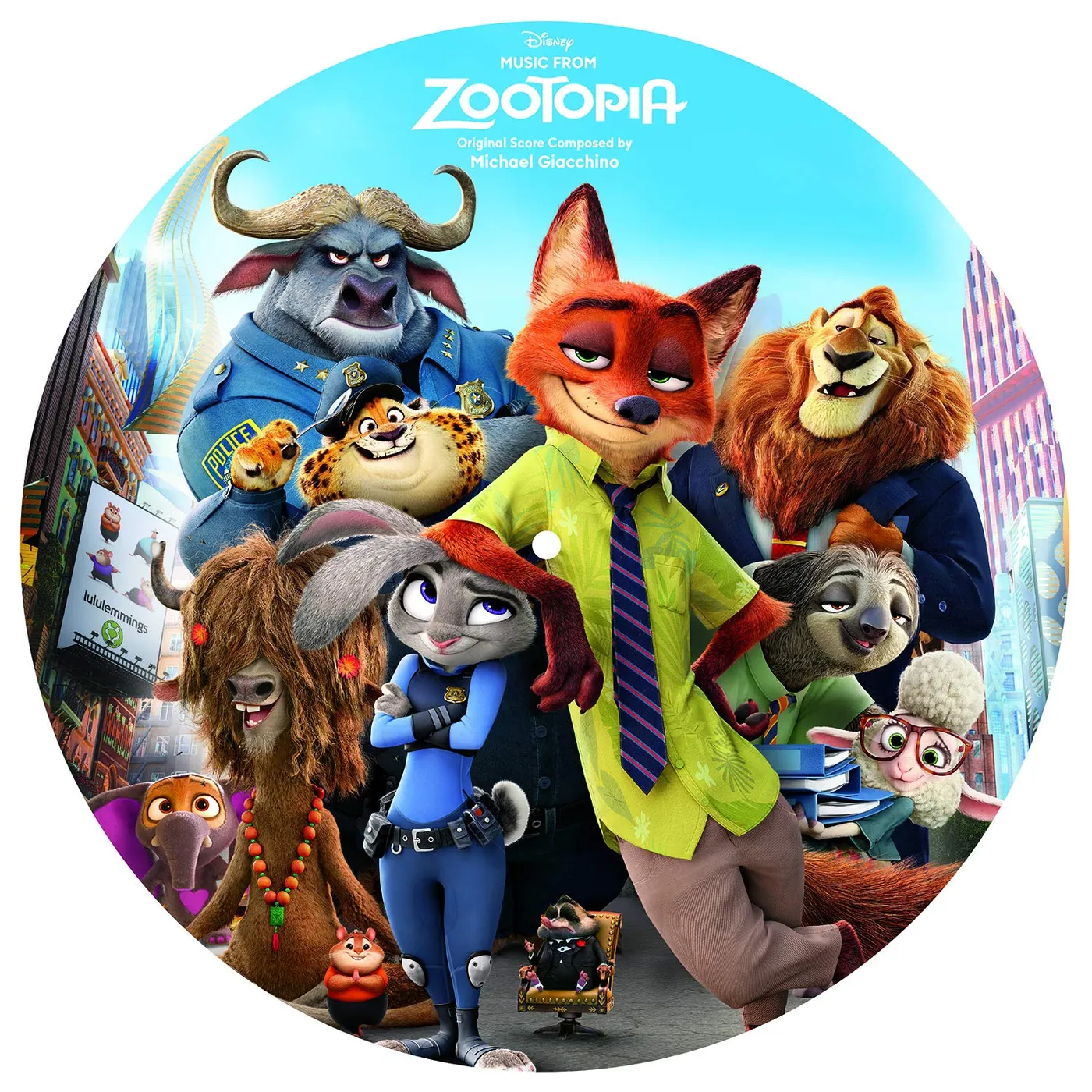 Michael Giacchino MUSIC FROM ZOOTOPIA / Original Soundtrack Vinyl Record