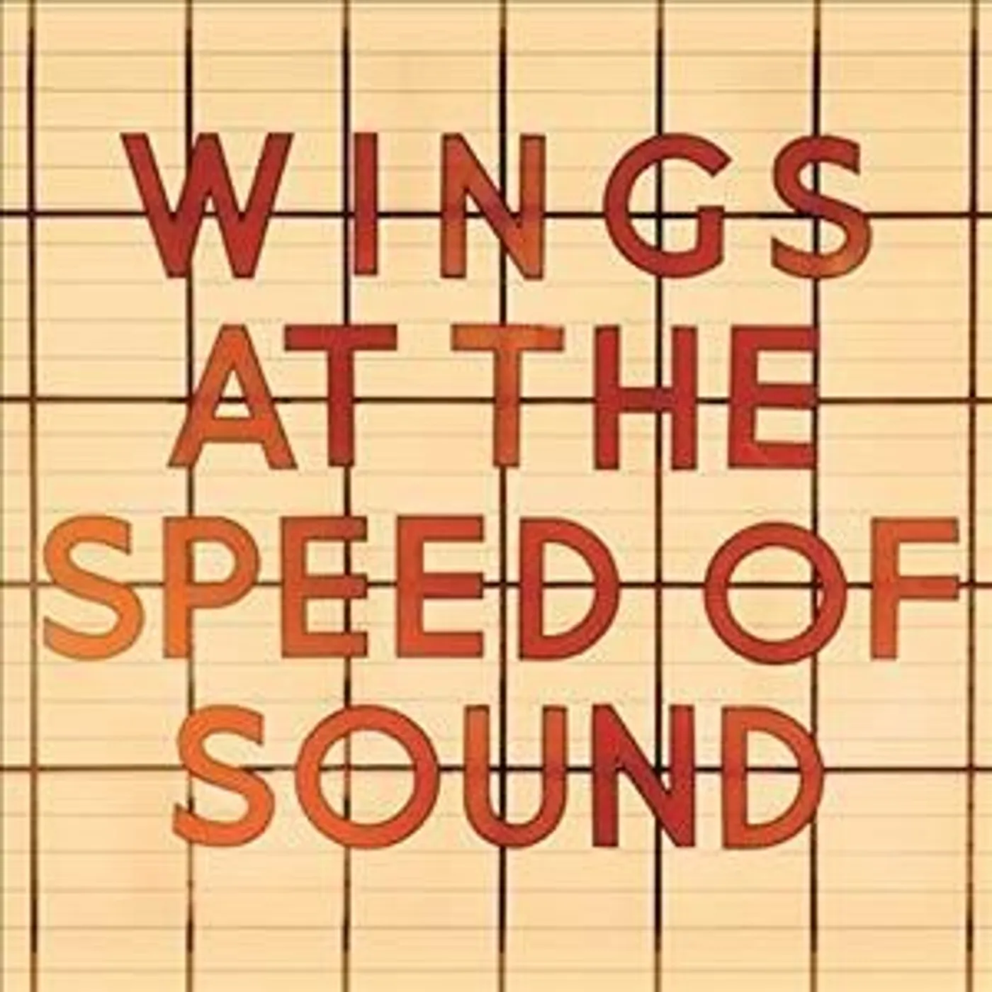 Paul McCartney & Wings AT THE SPEED OF SOUND Vinyl Record