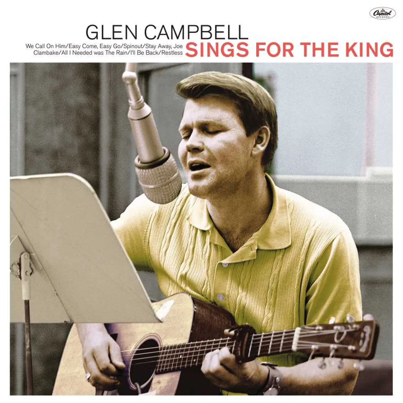 Glen Campbell GLEN SINGS FOR THE KING Vinyl Record