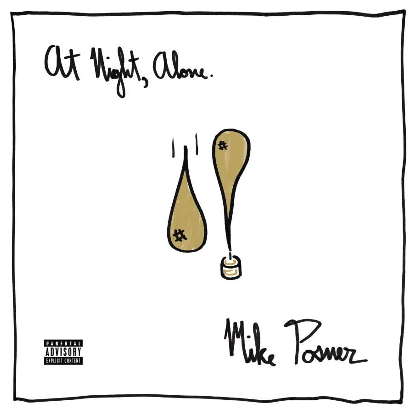 Mike Posner At Night, Alone. Vinyl Record