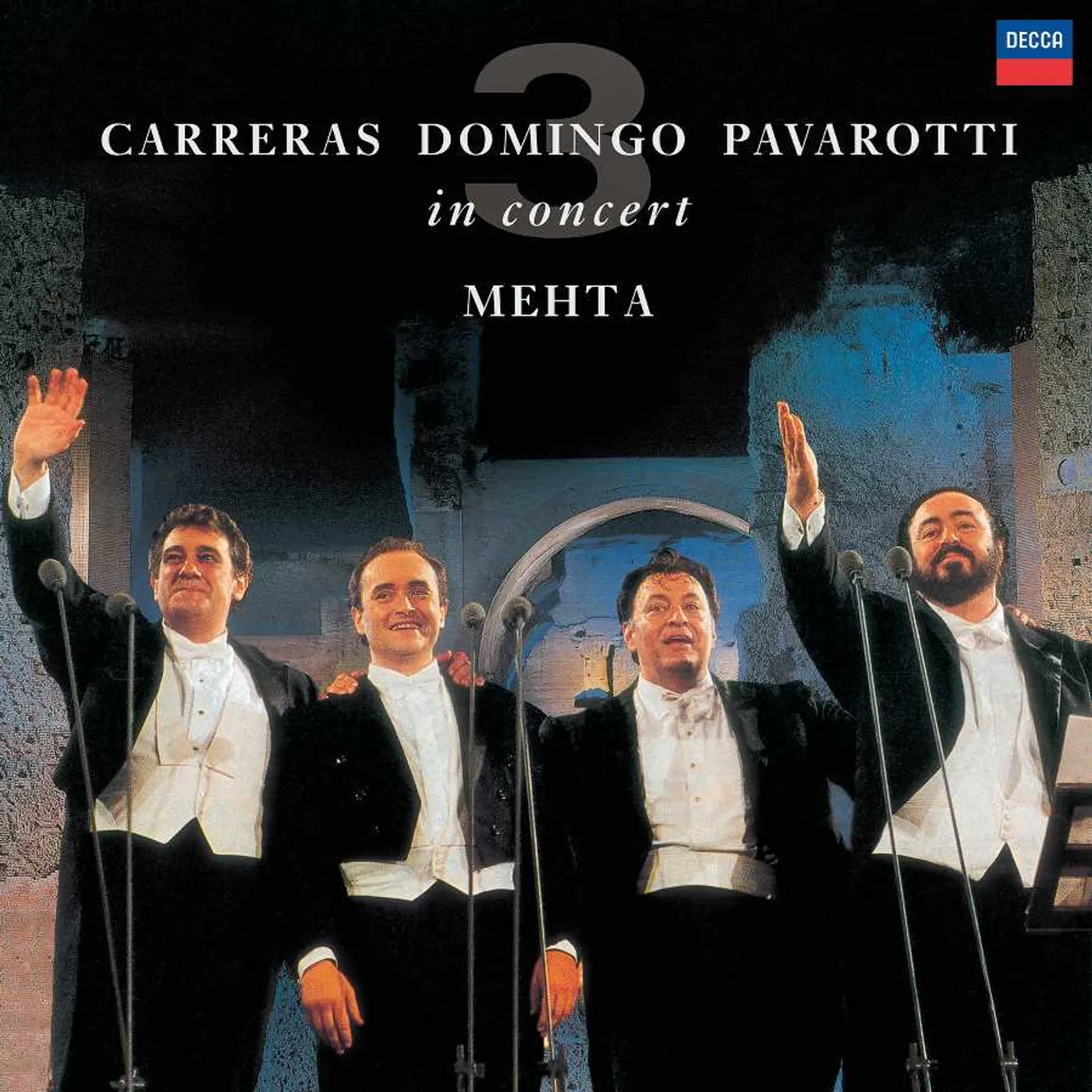 Luciano Pavarotti Three Tenors: 25th Anniversary Vinyl Record