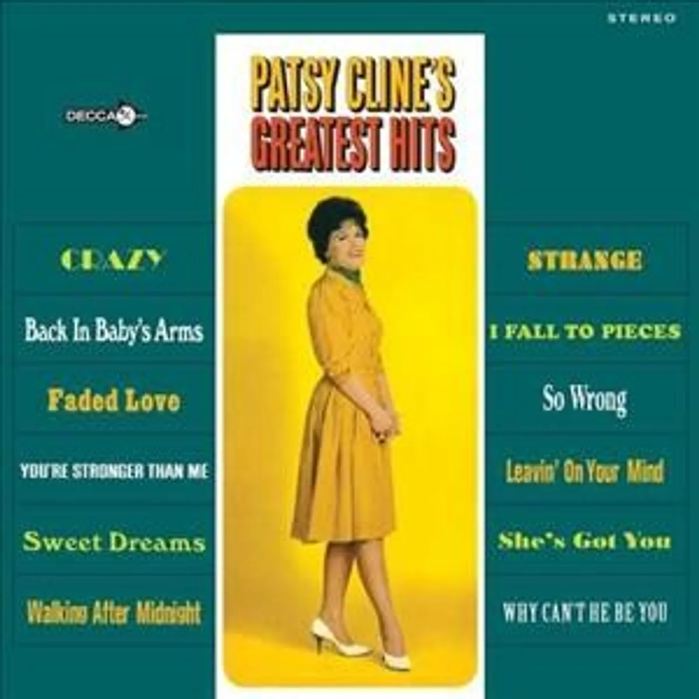 Patsy Cline Greatest Hits Vinyl Record