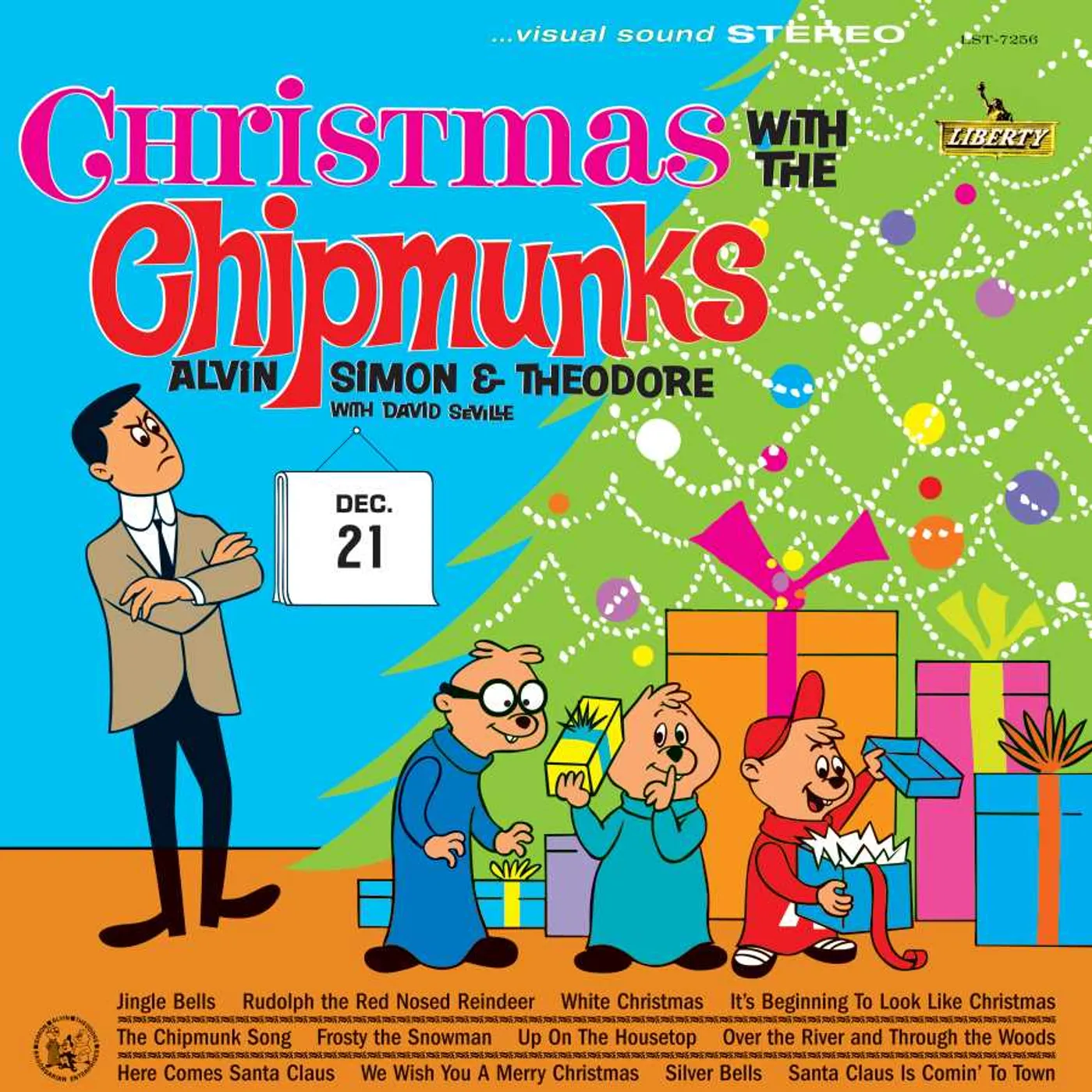CHRISTMAS WITH Alvin and the Chipmunks Vinyl Record