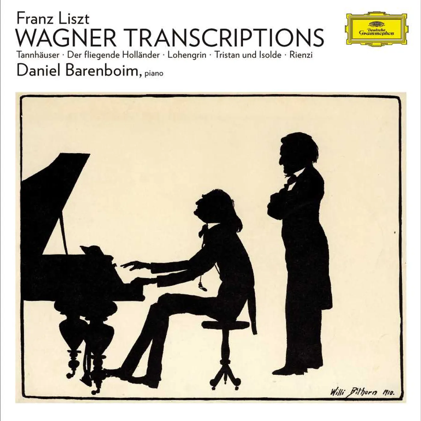 Daniel Barenboim Liszt: Wagner Transcriptions Vinyl Record