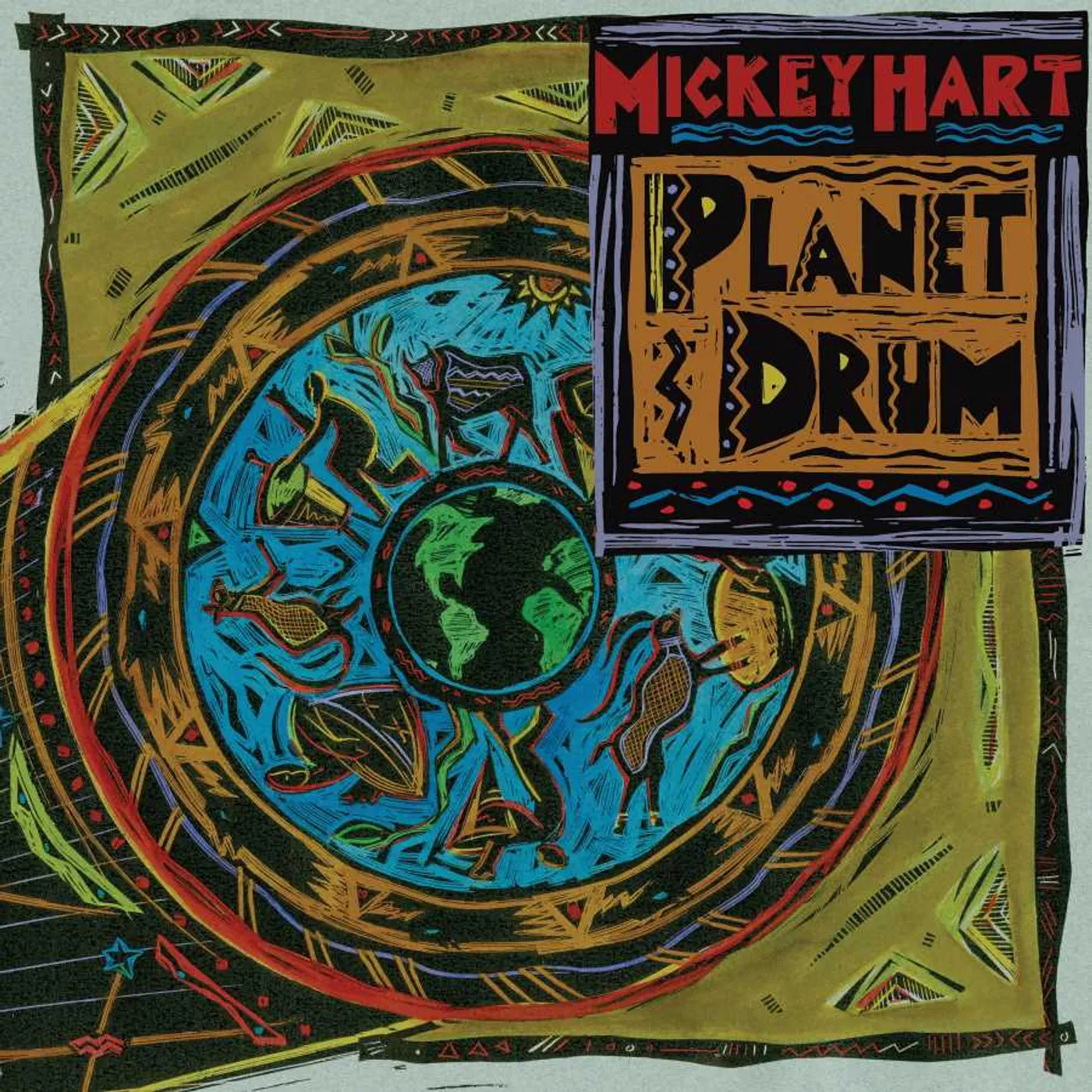 Mickey Hart Planet Drum Vinyl Record