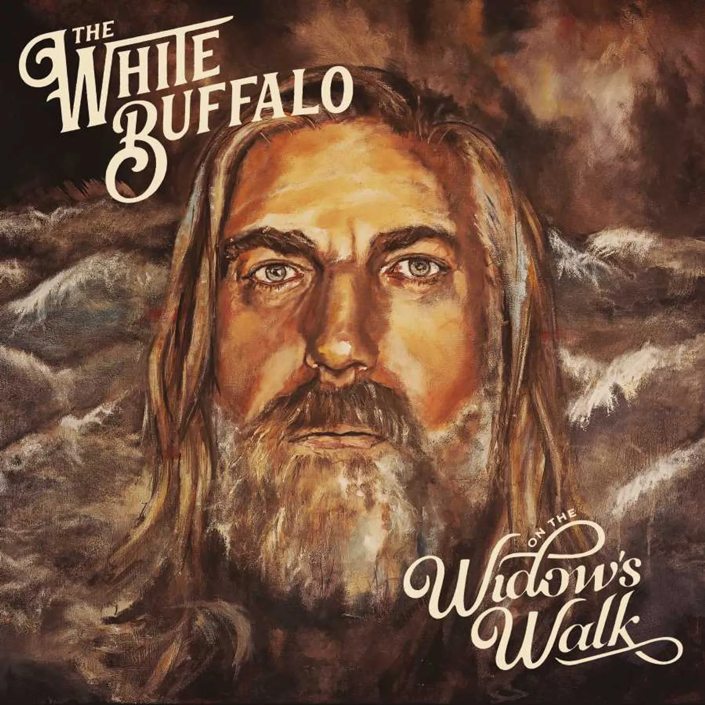 The White Buffalo ON THE WIDOW'S WALK (GREY MARBLE VINYL) Vinyl Record