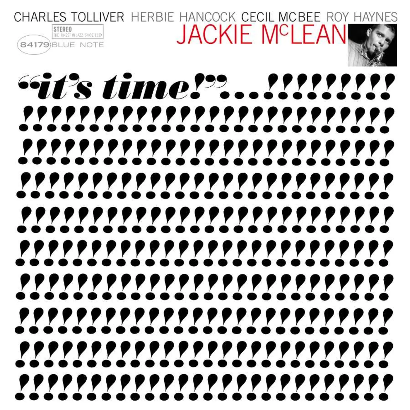 Jackie McLean IT'S TIME (BLUE NOTE TONE POET SERIES) Vinyl Record