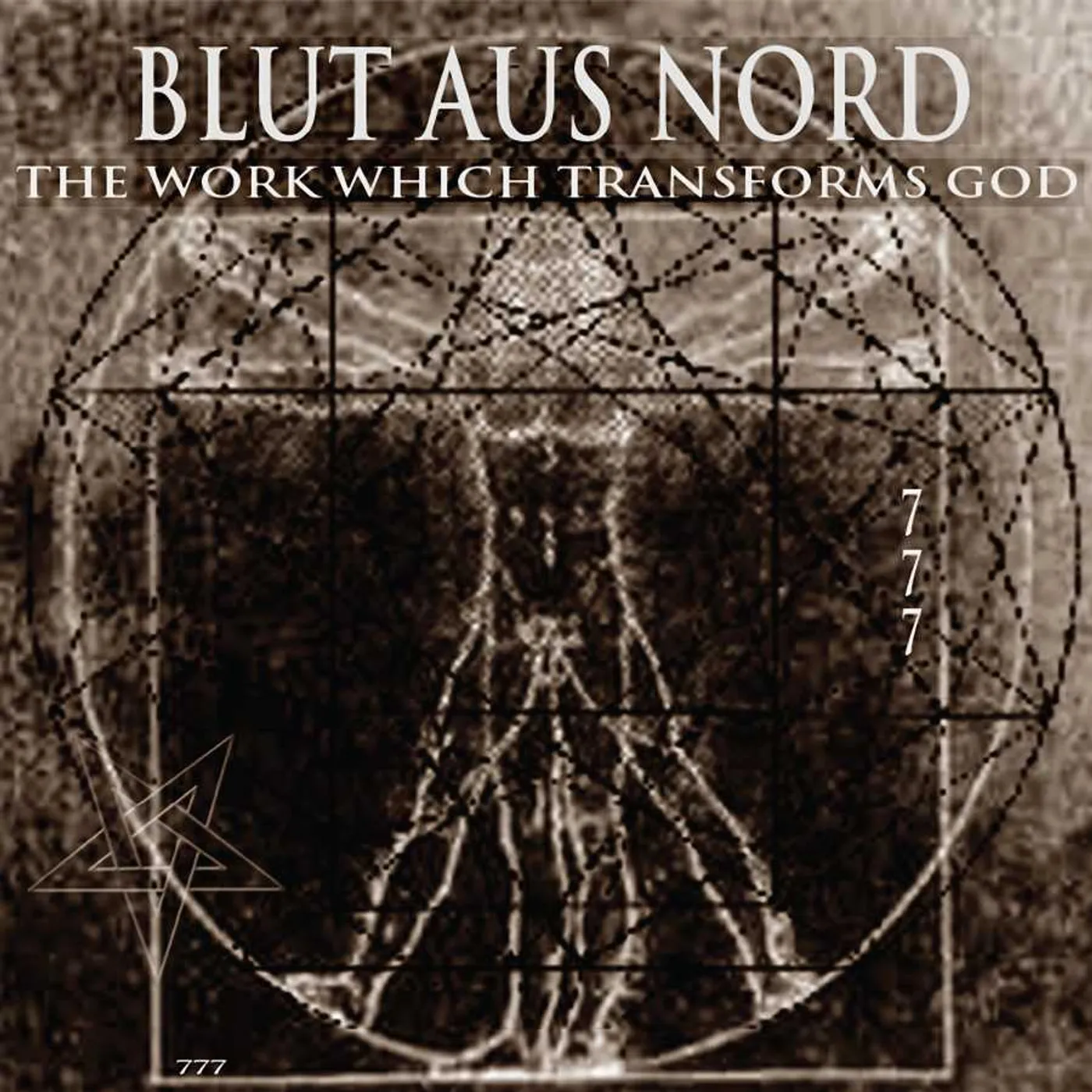 Blut Aus Nord WORK WHICH TRANSFORMS GOD (HALF ULTRA CLEAR / HALF BLACK VINYL) Vinyl Record