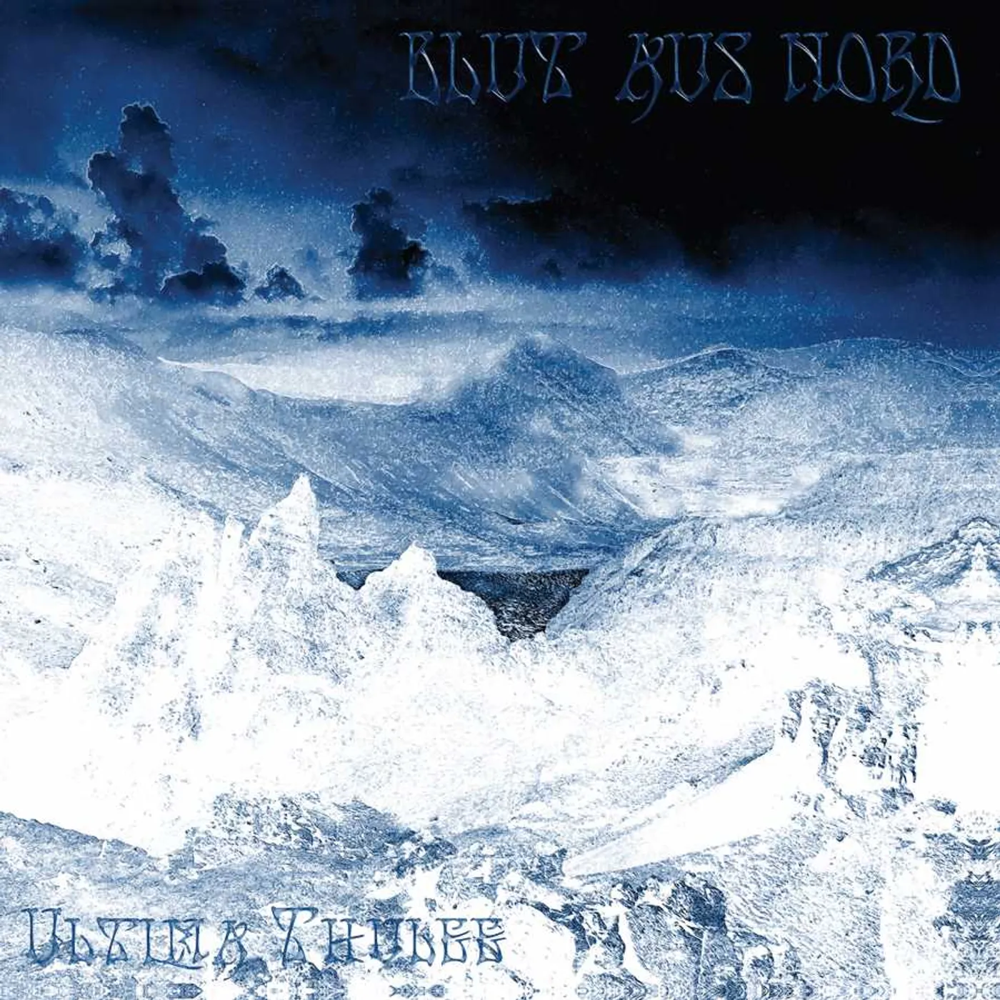 Blut Aus Nord ULTIMA THULÉE (2LP/CLEAR WITH BLUE SPLATTER VINYL) Vinyl Record