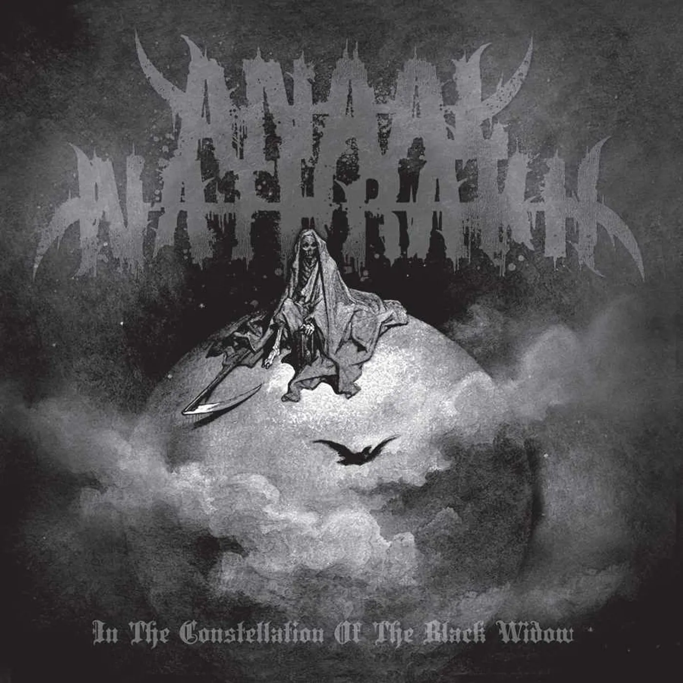Anaal Nathrakh IN THE CONSTELLATION OF THE BLACK WIDOW (GREY W/ GREEN MARBLE VINYL) Vinyl Record