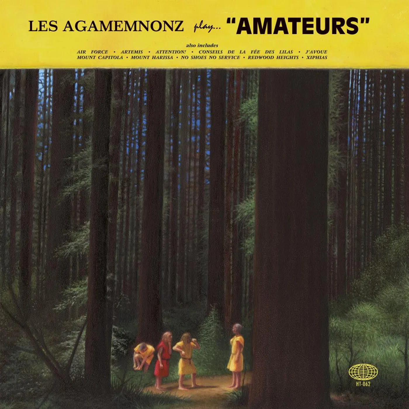 Les Agamemnonz AMATEURS (YELLOW VINYL) Vinyl Record