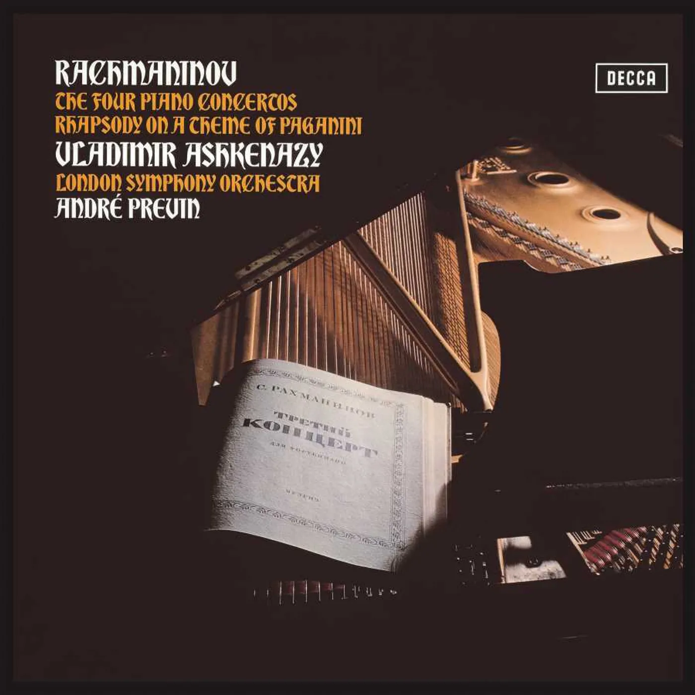 Vladimir Ashkenazy Rachmaninov: The Piano Concertos/Paganini Rhapsody Vinyl Record