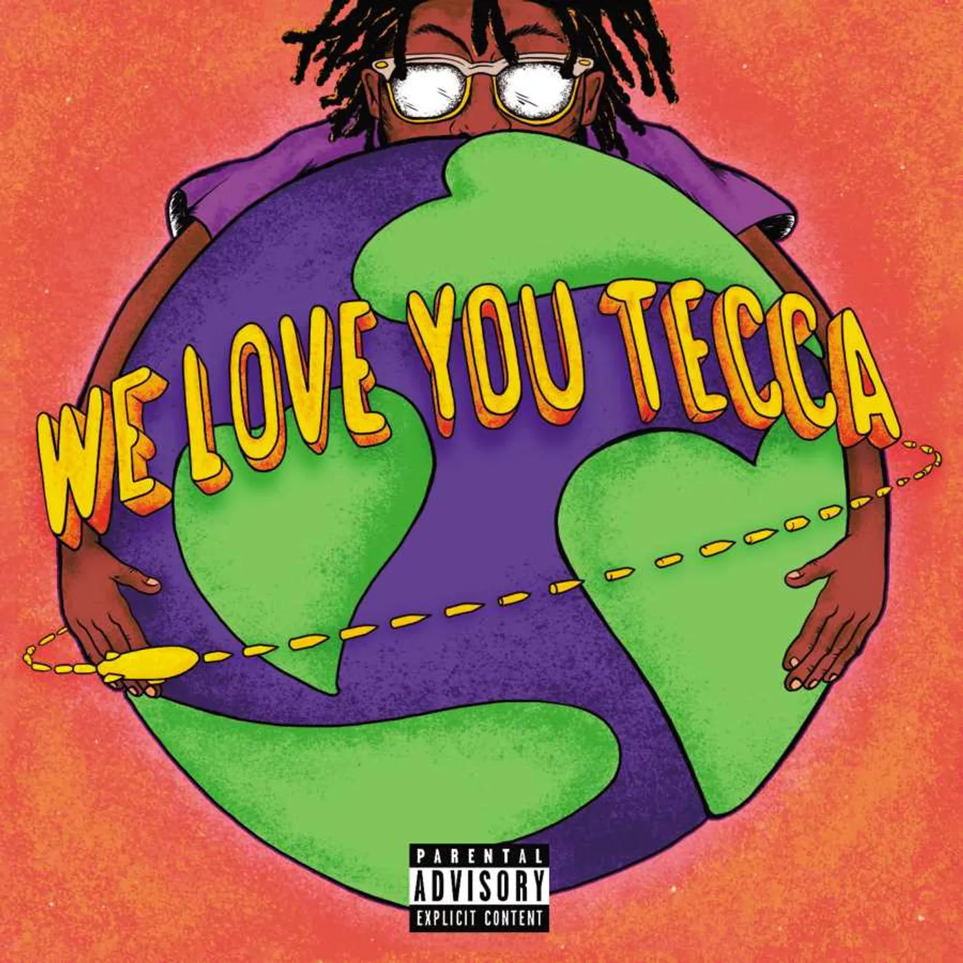 Lil Tecca WE LOVE YOU TECCA (X) (NEON ORANGE VINYL) Vinyl Record