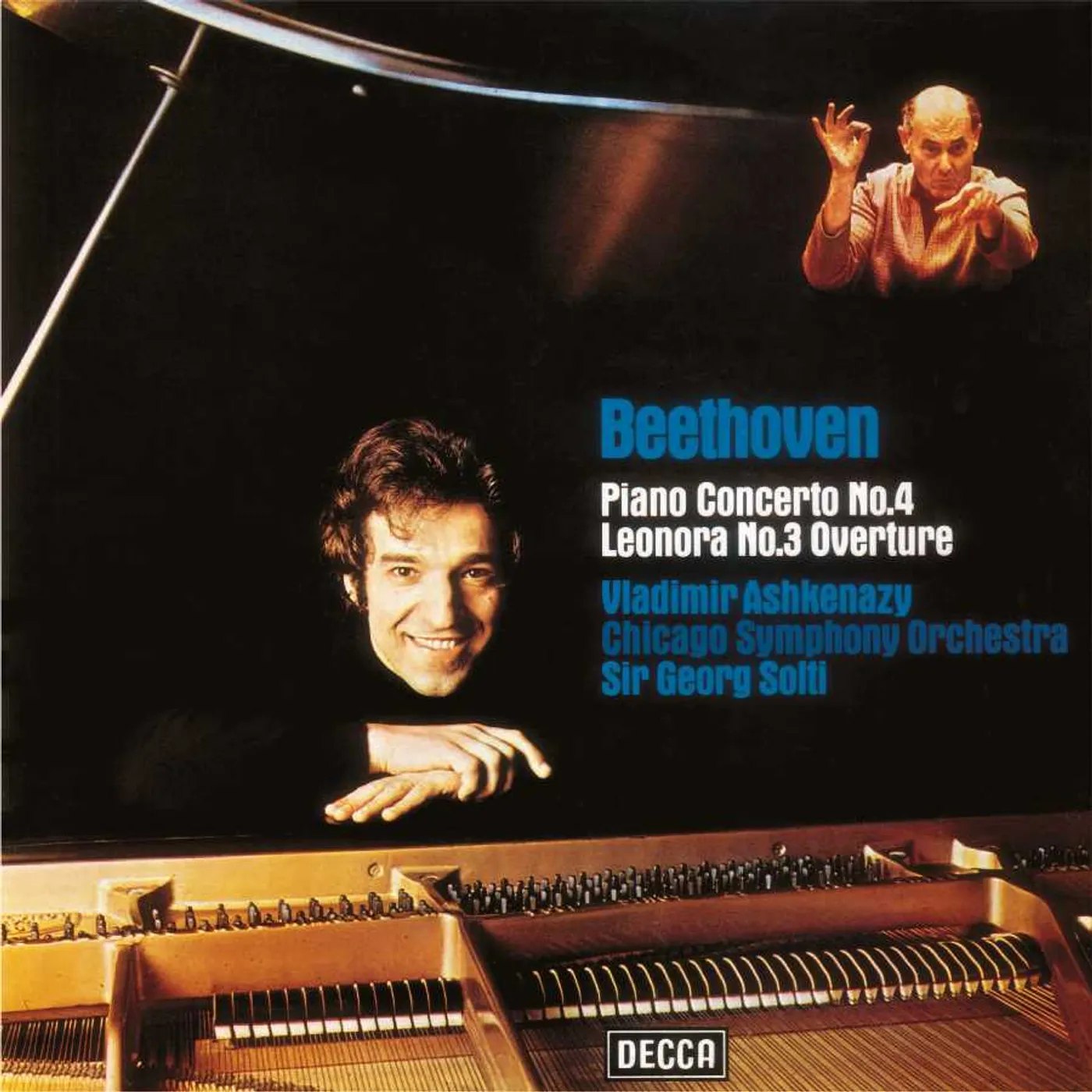 Vladimir Ashkenazy Beethoven: Piano Concerto No. 4 In G/Overture Leonore No. 3 Vinyl Record