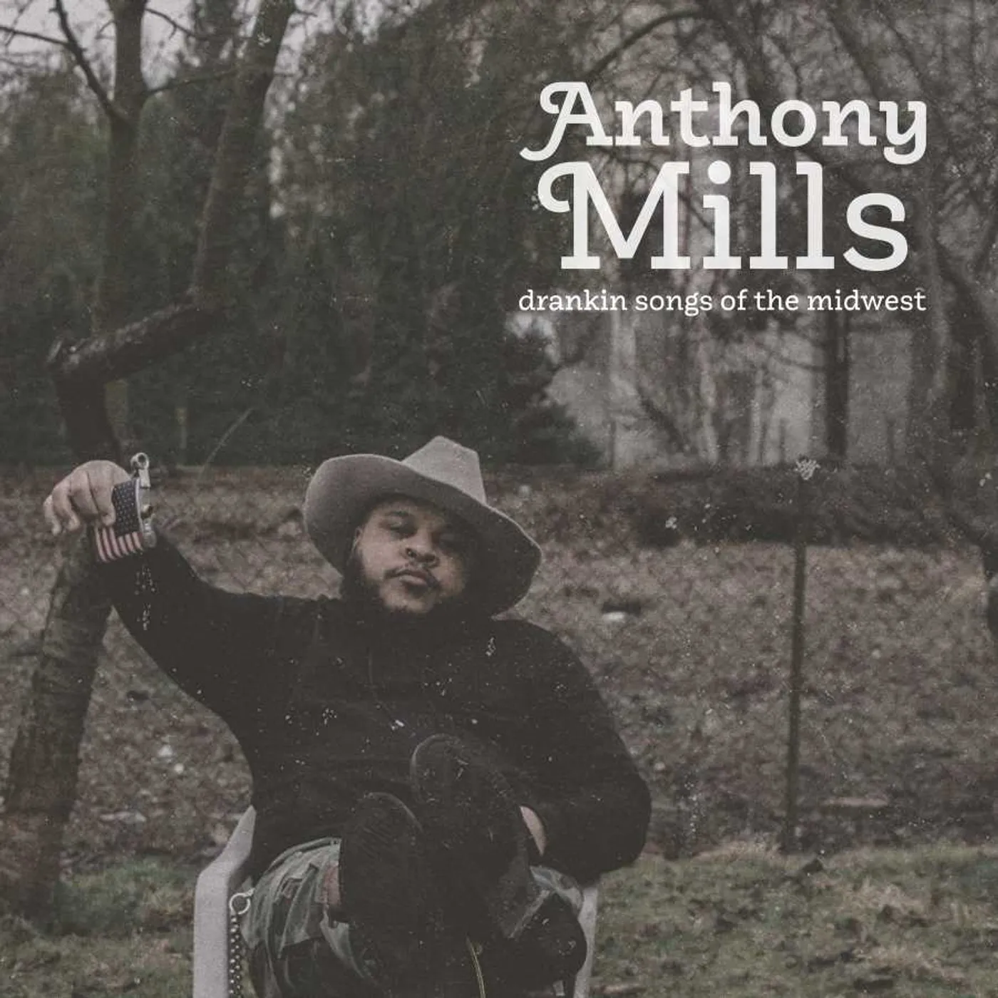 Anthony Mills drankin songs of the midwest (LP) (Transparent Red) Vinyl Record