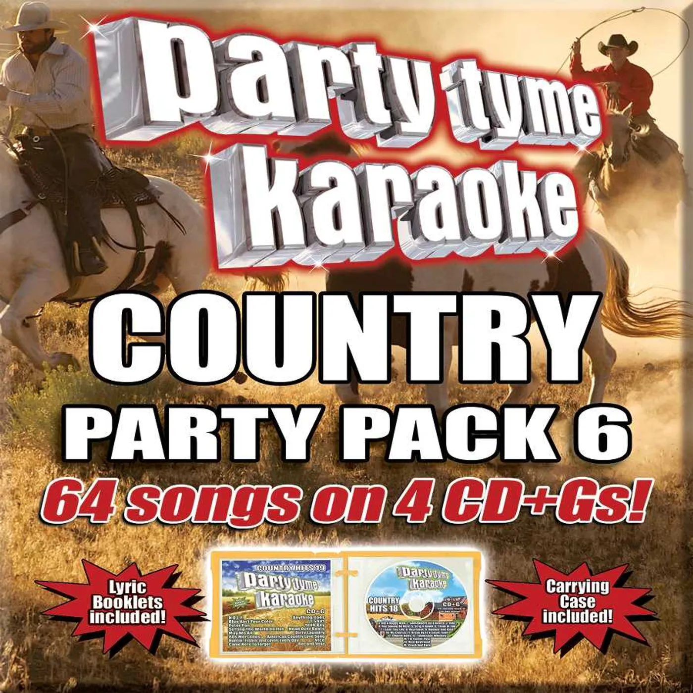 Party Tyme Karaoke - Country Party Pack 6 (4 CD)(64-Song Party Pack) CD