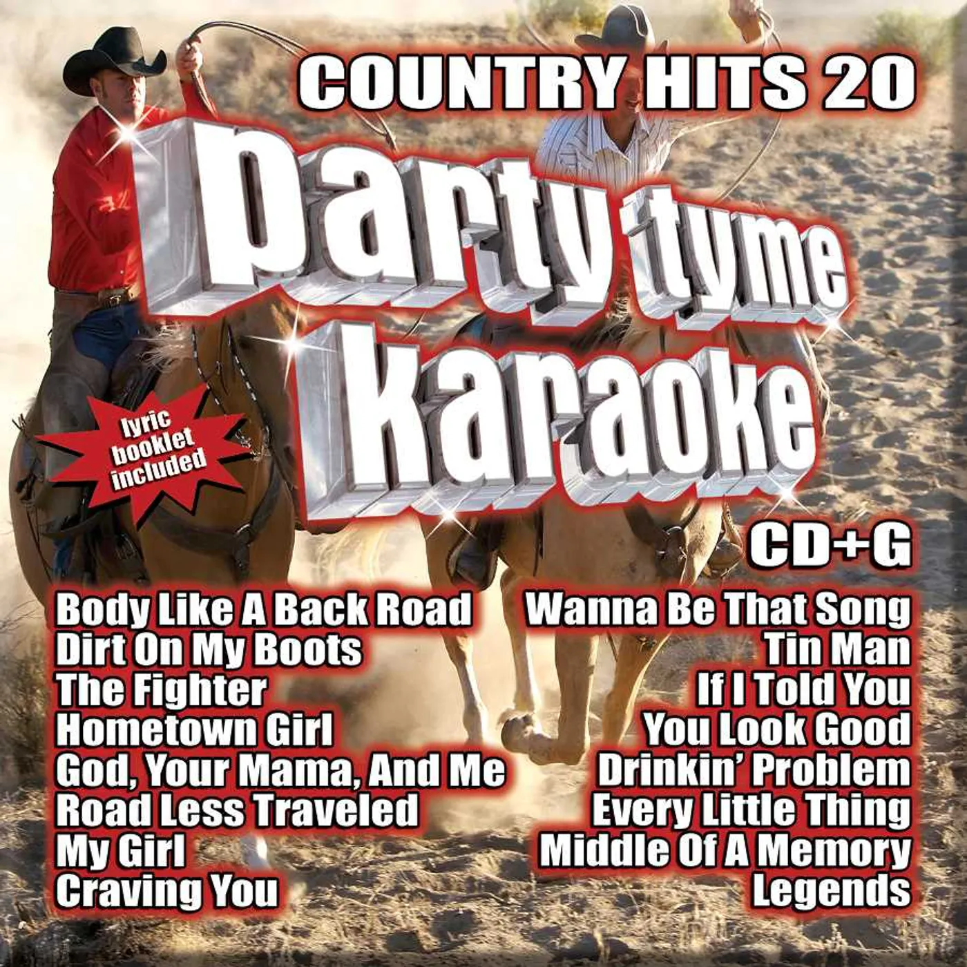 Party Tyme Karaoke - Country Hits 20 (16-song CD+G) CD