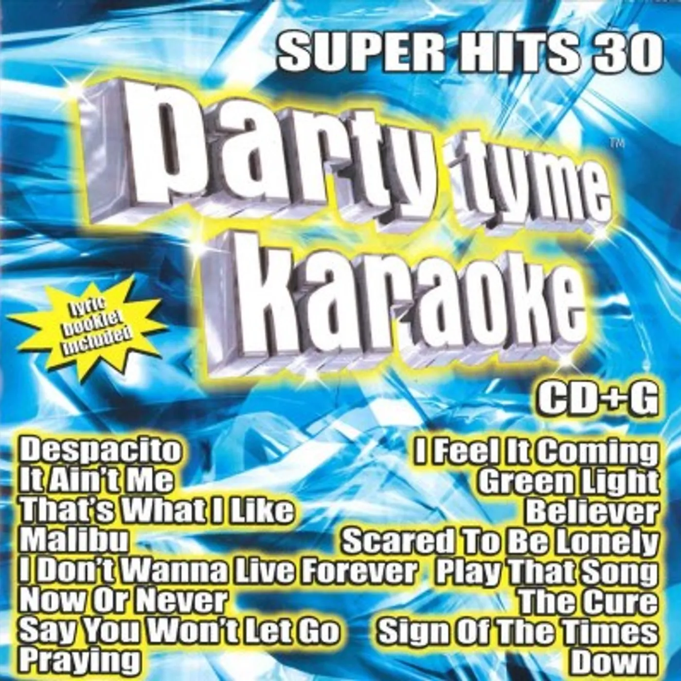 Party Tyme Karaoke - Super Hits 30 (16-song CD+G) CD