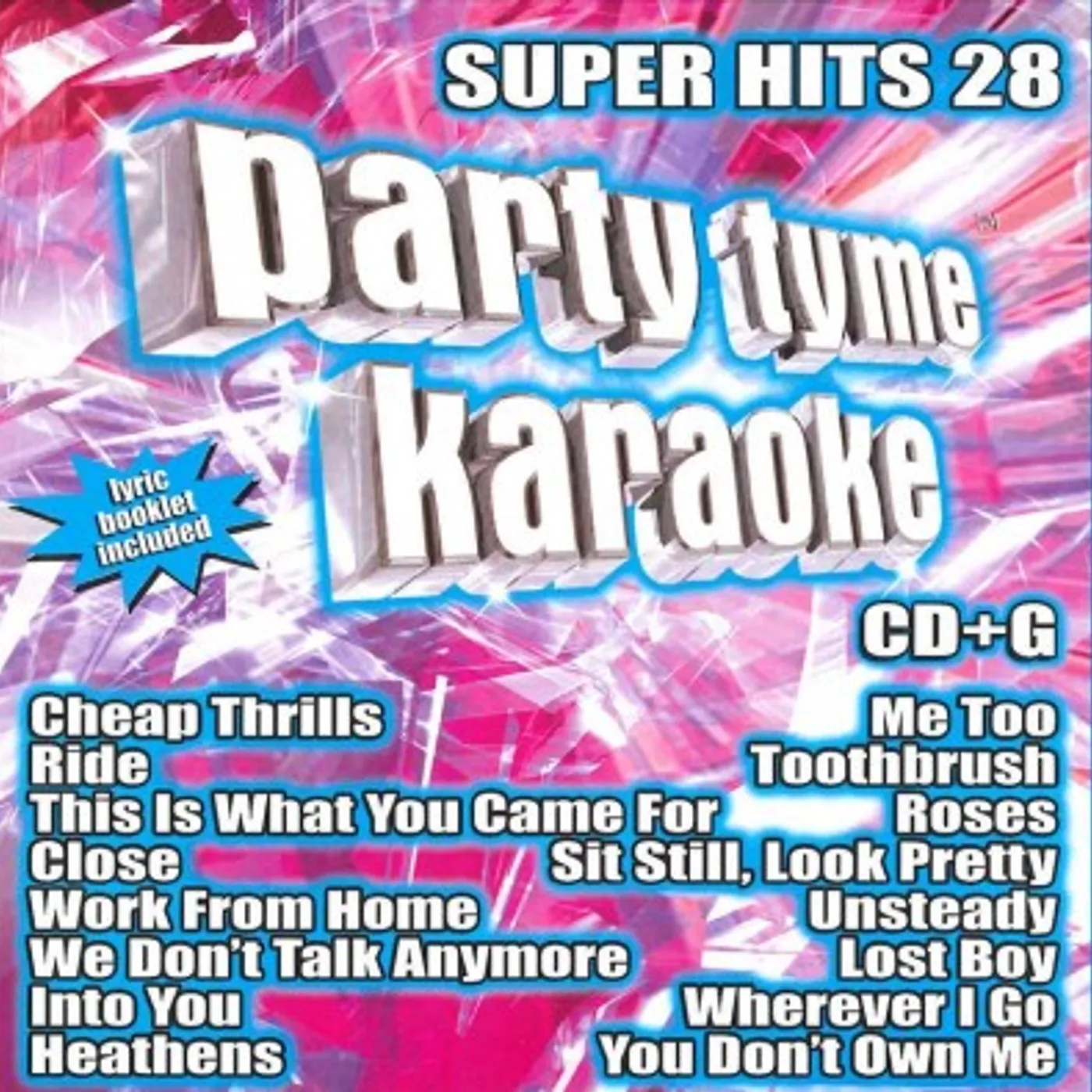 Party Tyme Karaoke SUPER HITS 28 (16-SONGCD+G) CD