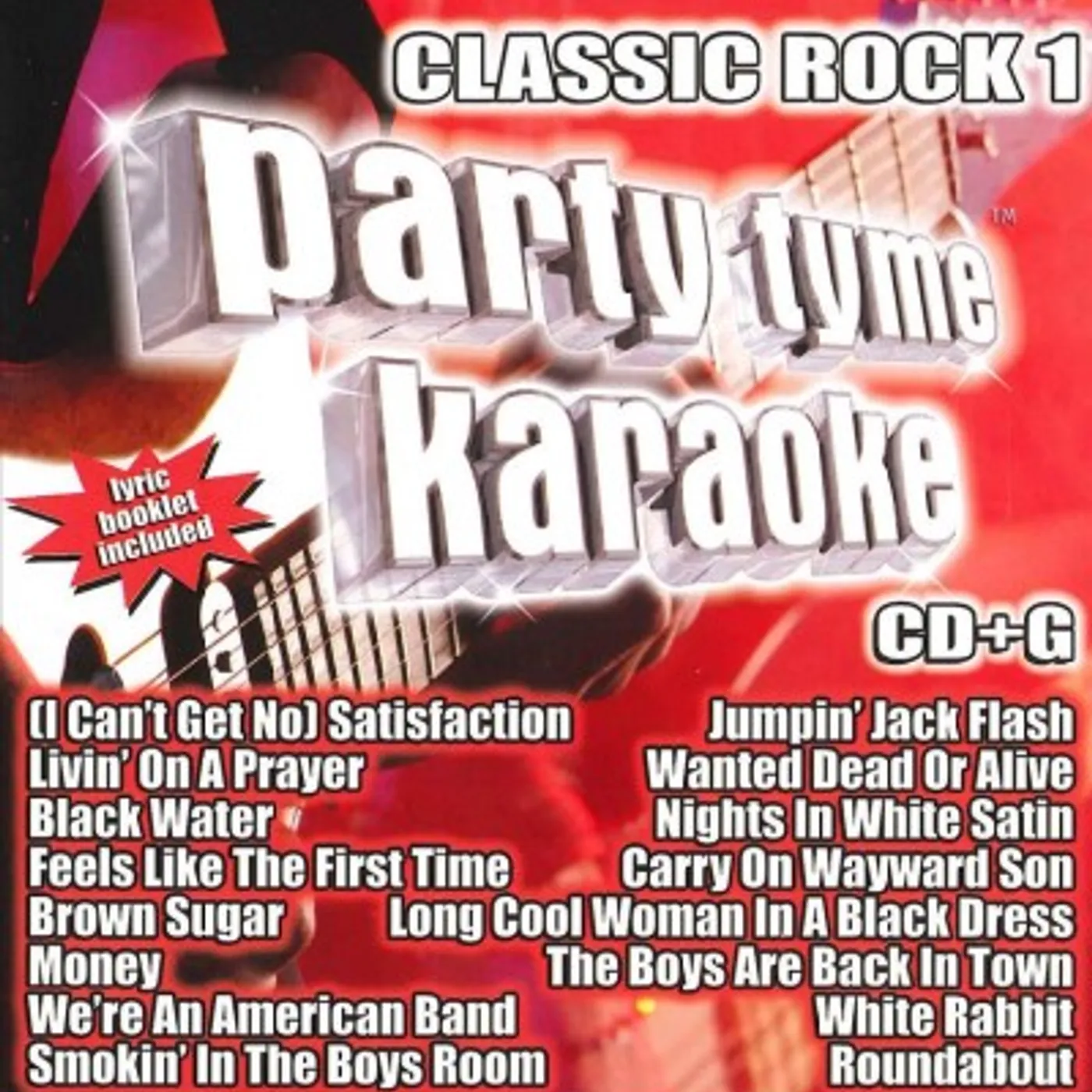 Party Tyme Karaoke CLASSIC ROCK 1 (16-SONGCD+G) CD
