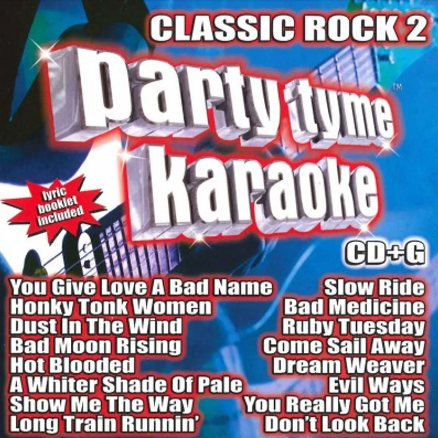 Party Tyme Karaoke - Classic Rock 2 (16-song CD+G) CD