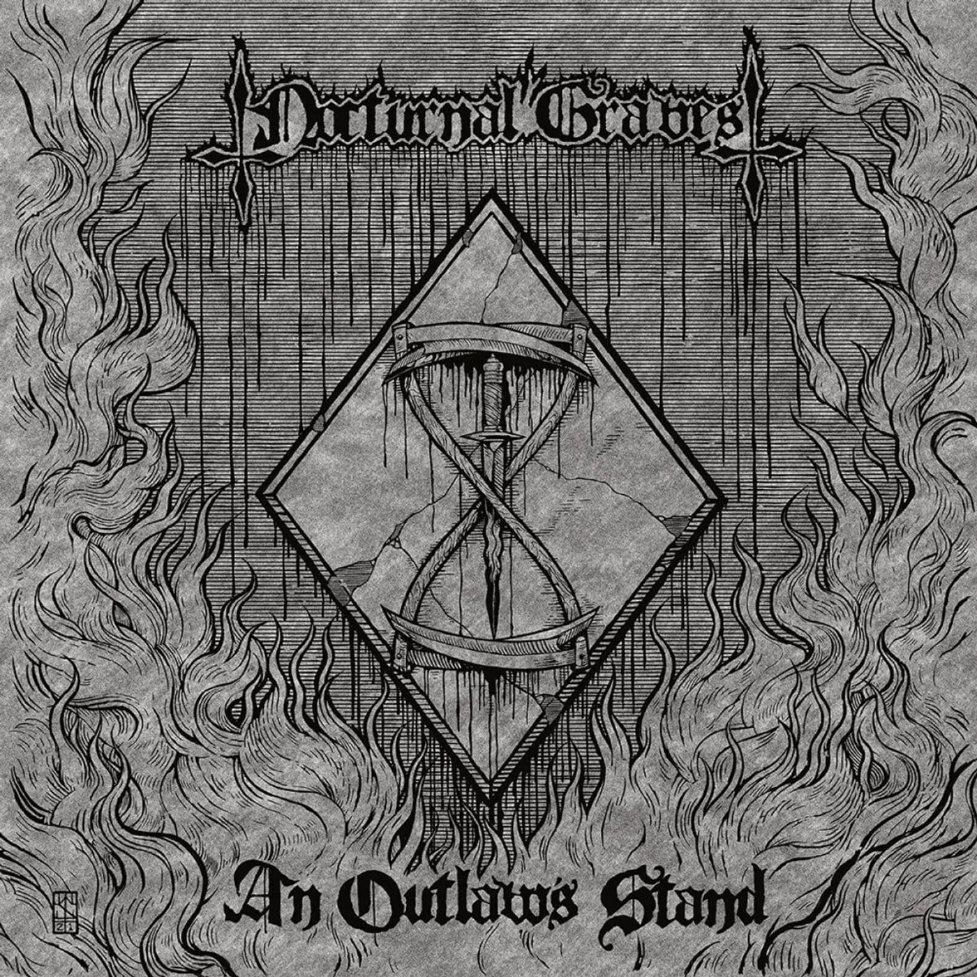 Nocturnal Graves AN OUTLAW'S STAND CD