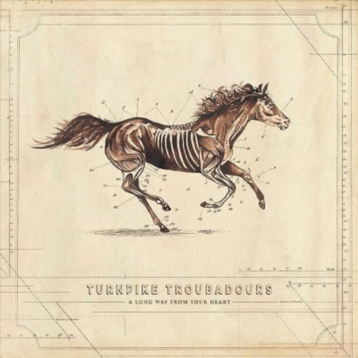 Turnpike Troubadours LONG WAY FROM YOUR HEART Vinyl Record