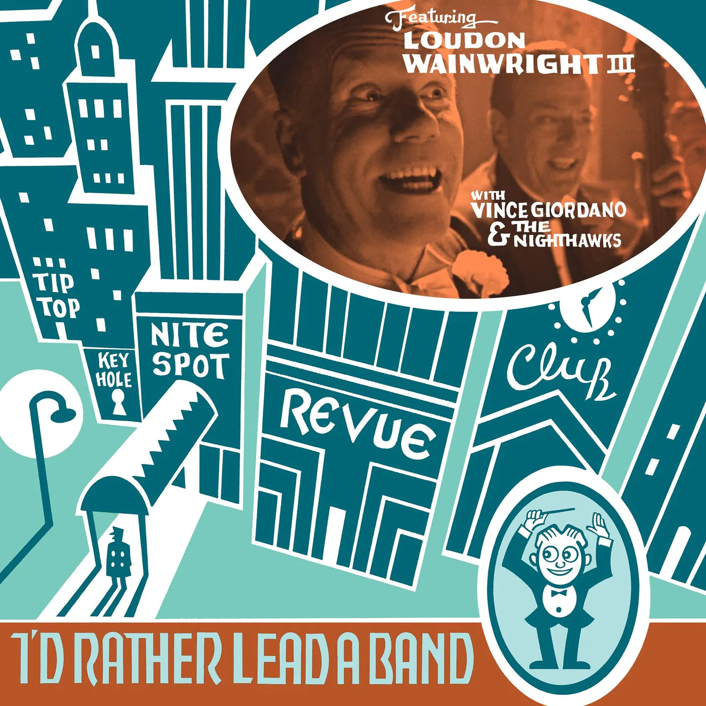 Loudon Wainwright III I'd Rather Lead A Band Vinyl Record