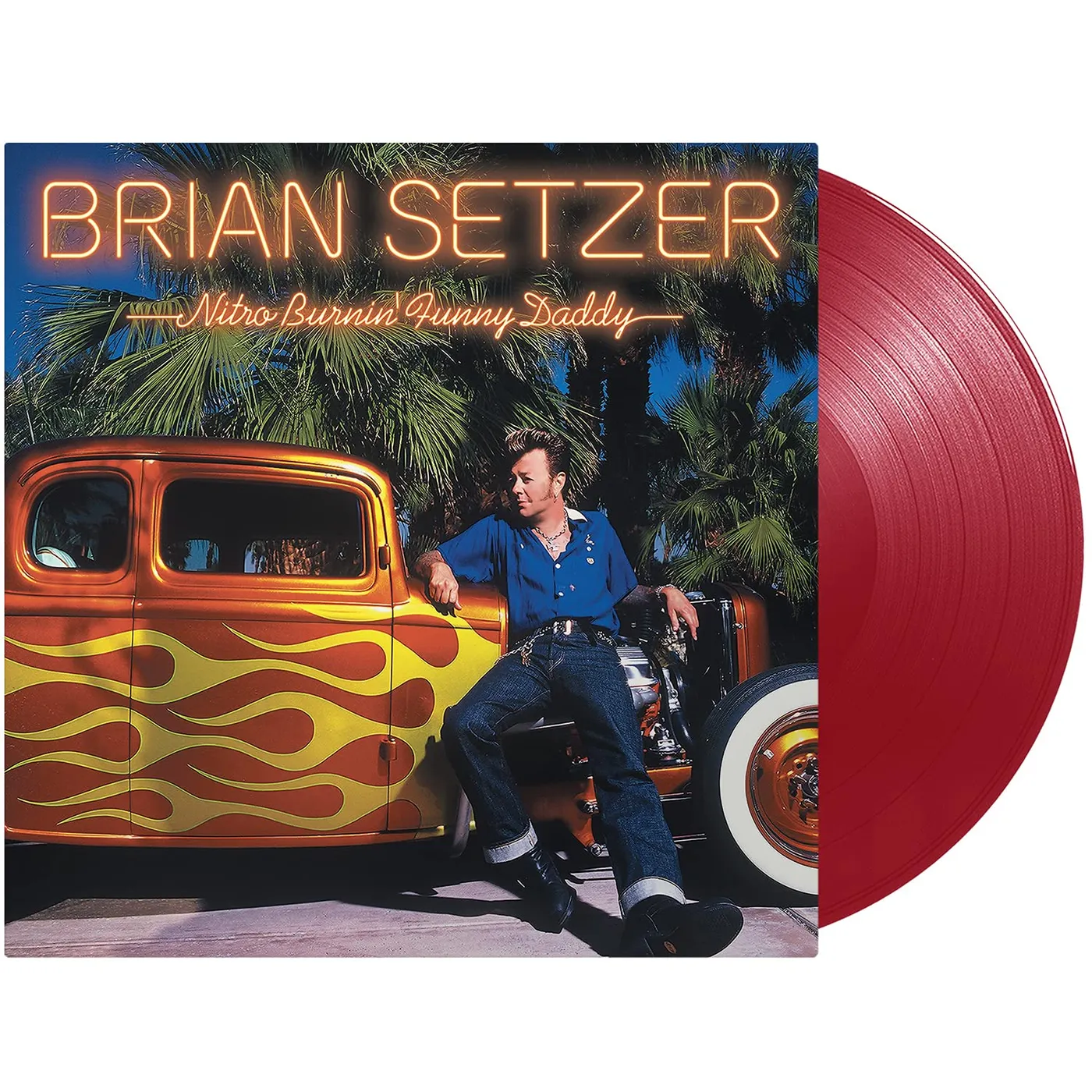 Brian Setzer NITRO BURNIN FUNNY DADDY Vinyl Record