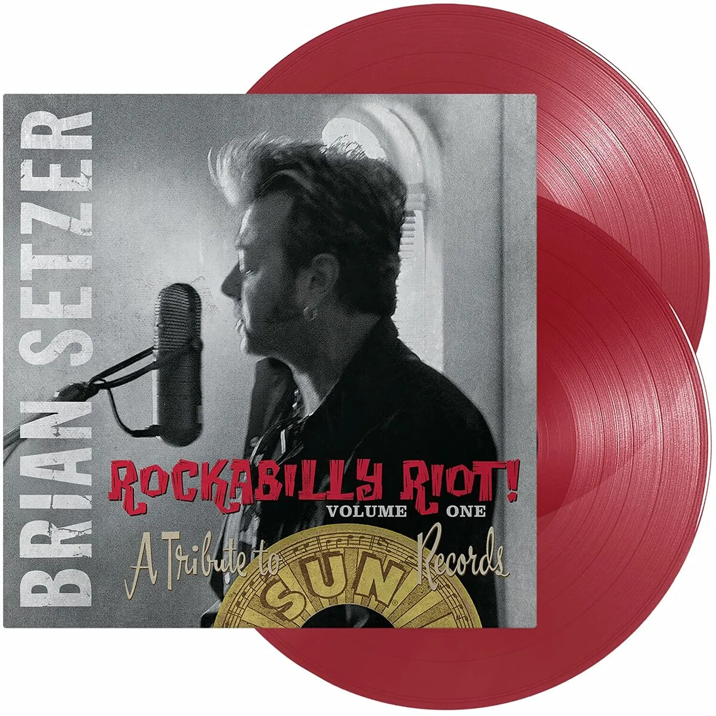 Brian Setzer ROCKABILLY RIOT! VOLUME ONE: A TRIBUTE TO SUN RECORDS (2LP/180G/RED VINYL) Vinyl Record
