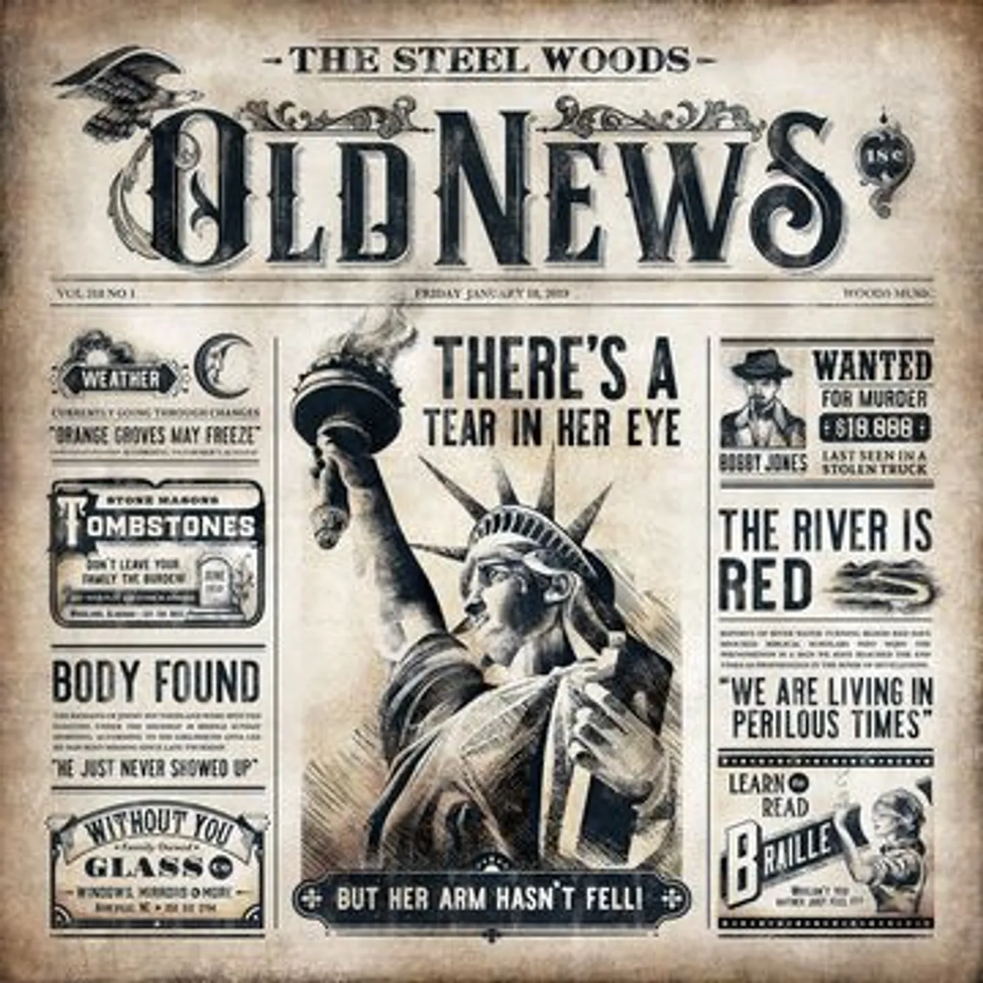 The Steel Woods Old News Vinyl Record