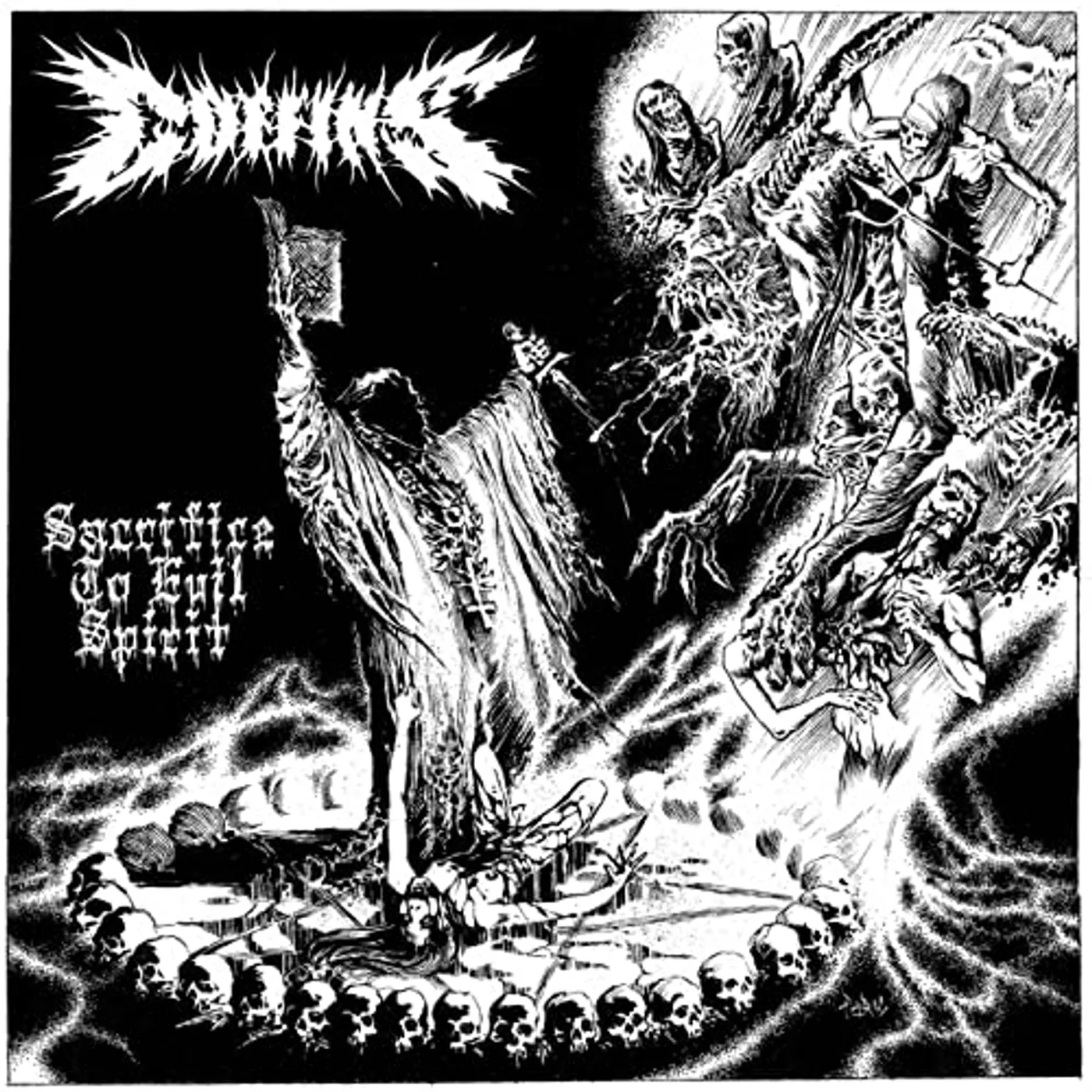Coffins Sacrifice to evil spirit Vinyl Record