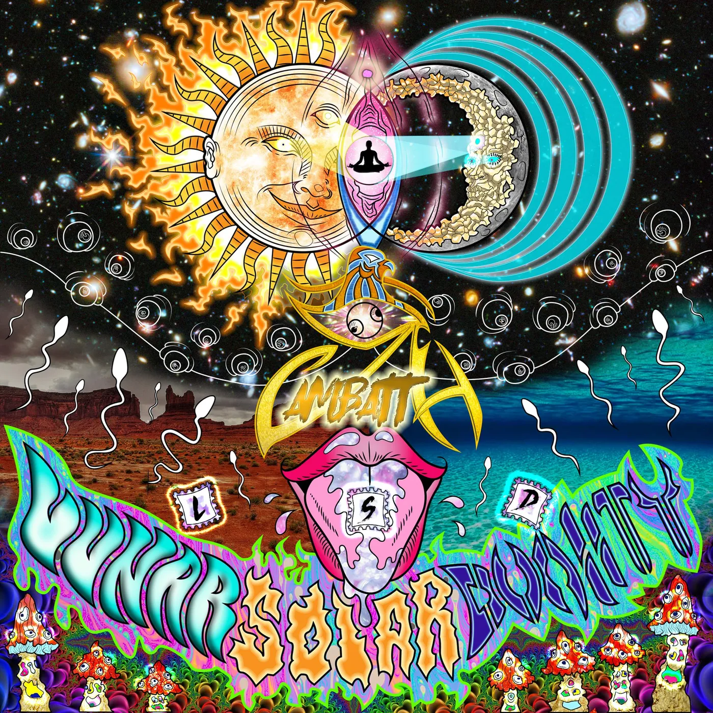 Cambatta LSD: LUNAR SOLAR DUALITY (LUNAR EDITION) Vinyl Record