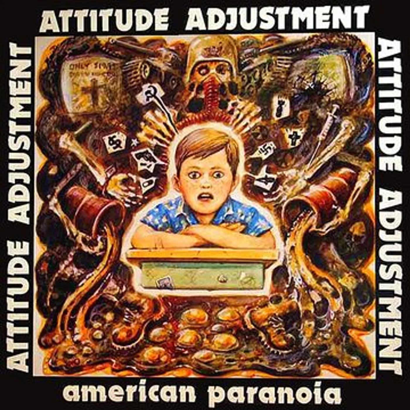 Attitude Adjustment AMERICAN PARANOIA Vinyl Record