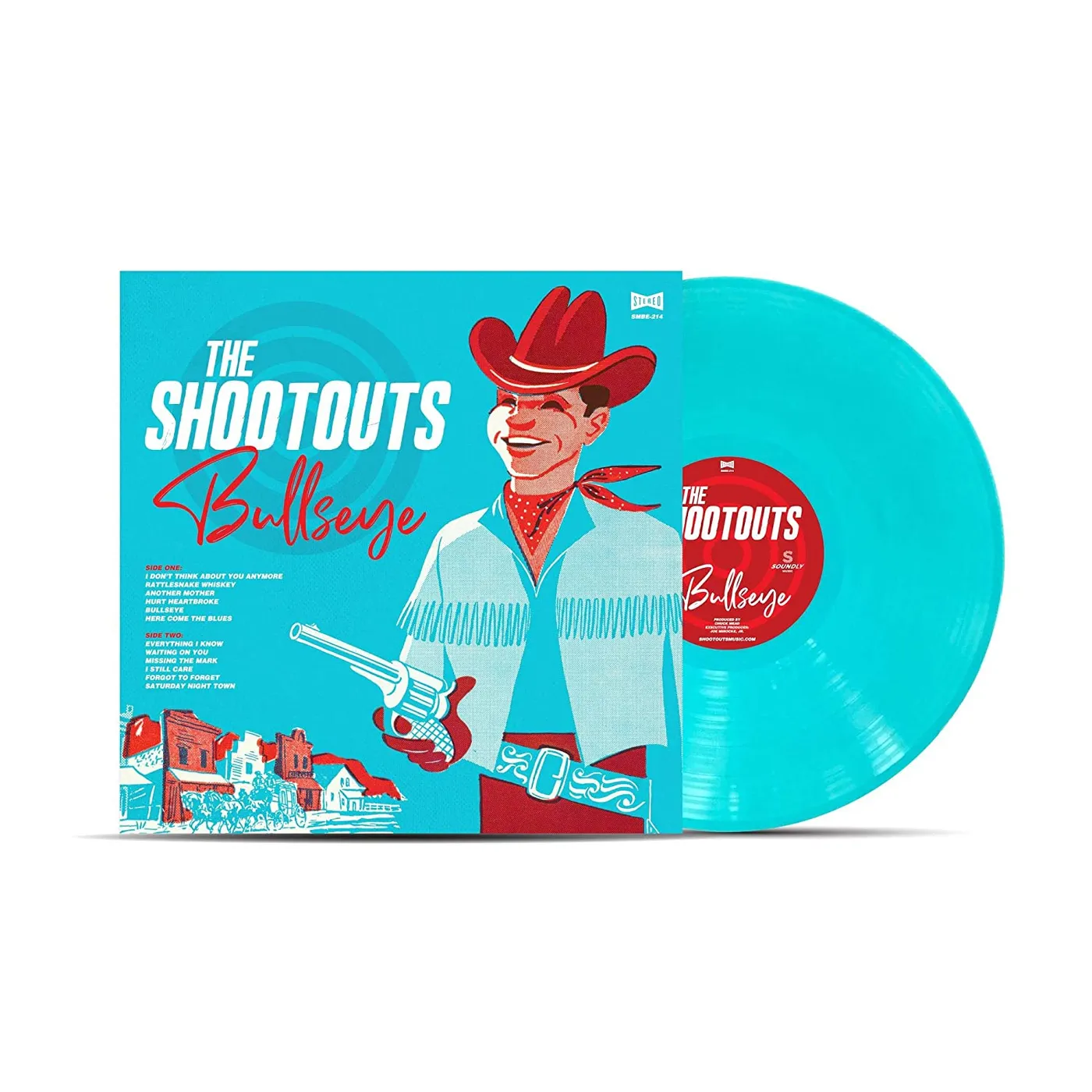The Shootouts BULLSEYE (TURQUOISE SWIRL VINYL/140G/DL) Vinyl Record