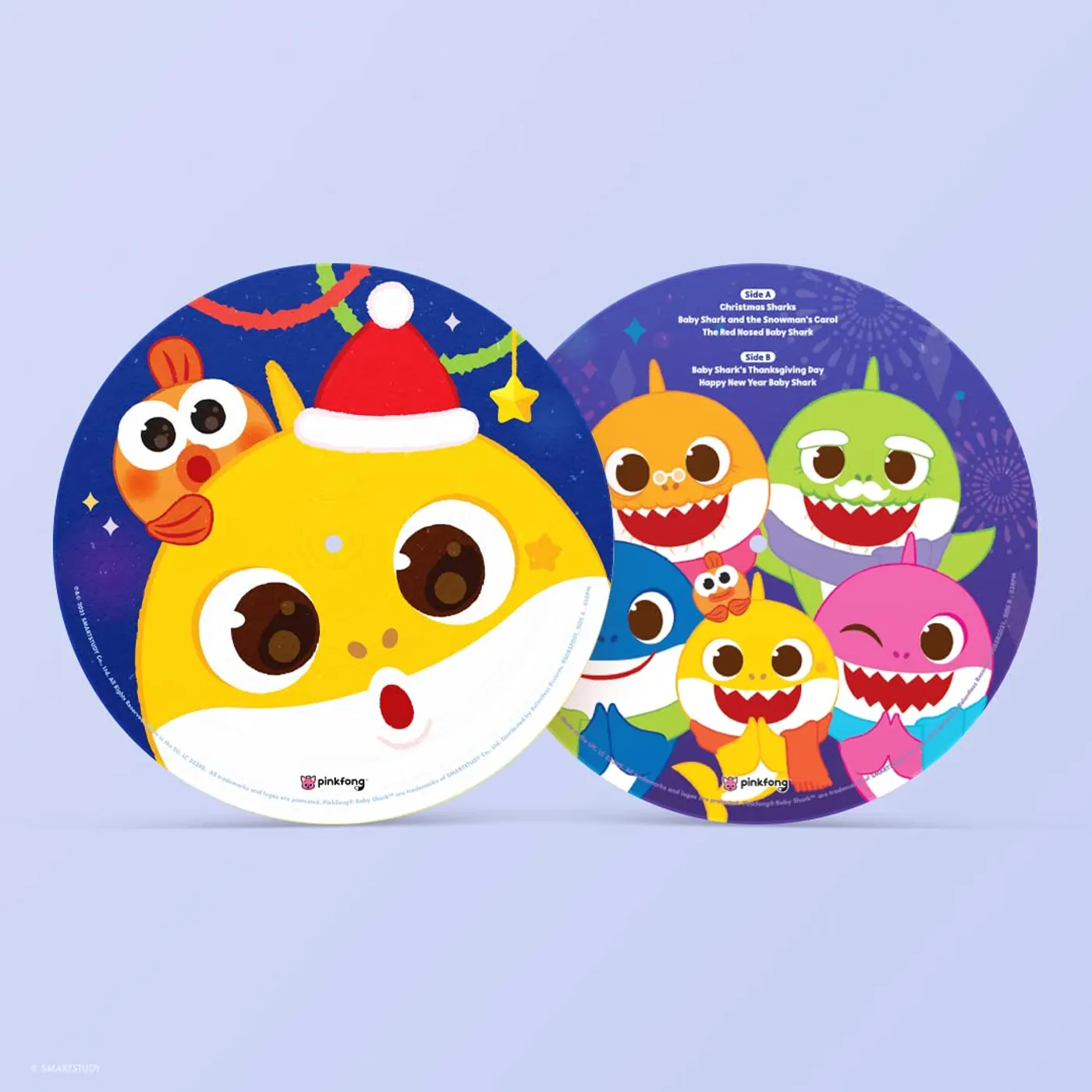Pinkfong CHRISTMAS SHARKS Vinyl Record