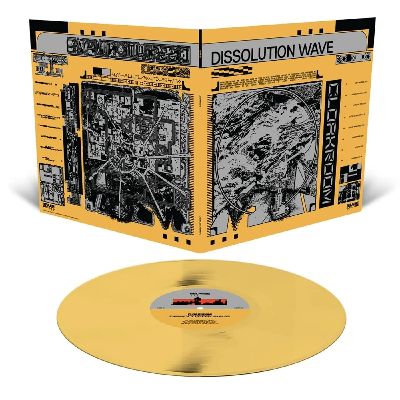 Cloakroom DISSOLUTION WAVE (MUSTARD YELLOW VINYL) Vinyl Record