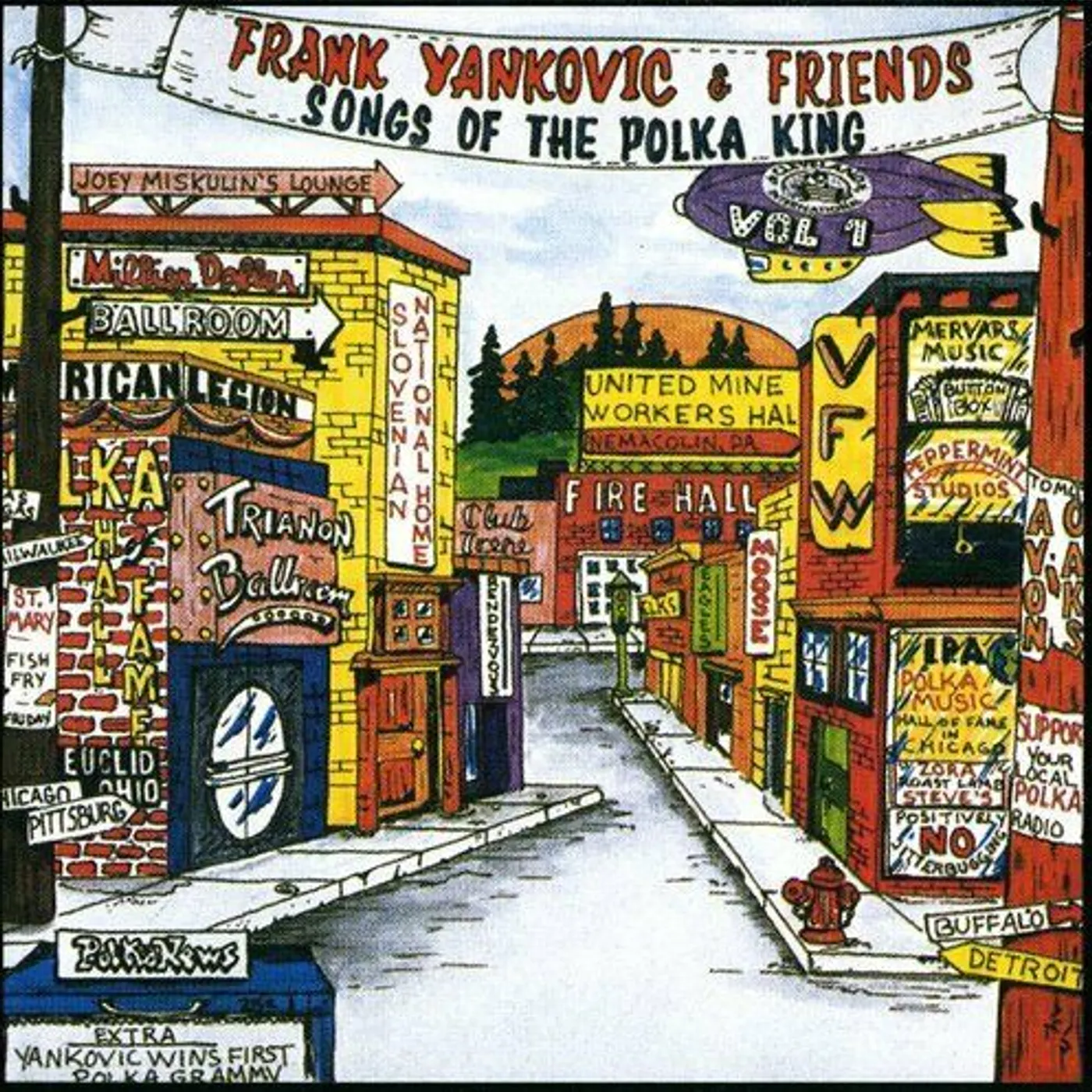 FRANK YANKOVIC & FRIENDS: SONGS OF THE POLKA KING Vinyl Record