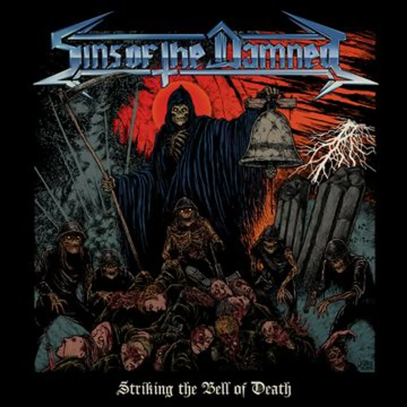 Sins of the Damned Striking The Bell Of Death Vinyl Record