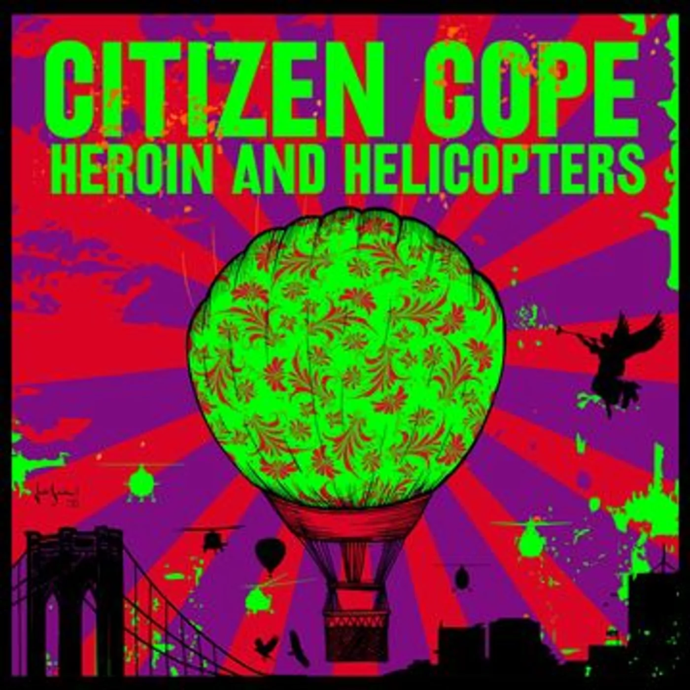 Citizen Cope Heroin and Helicopters Vinyl Record