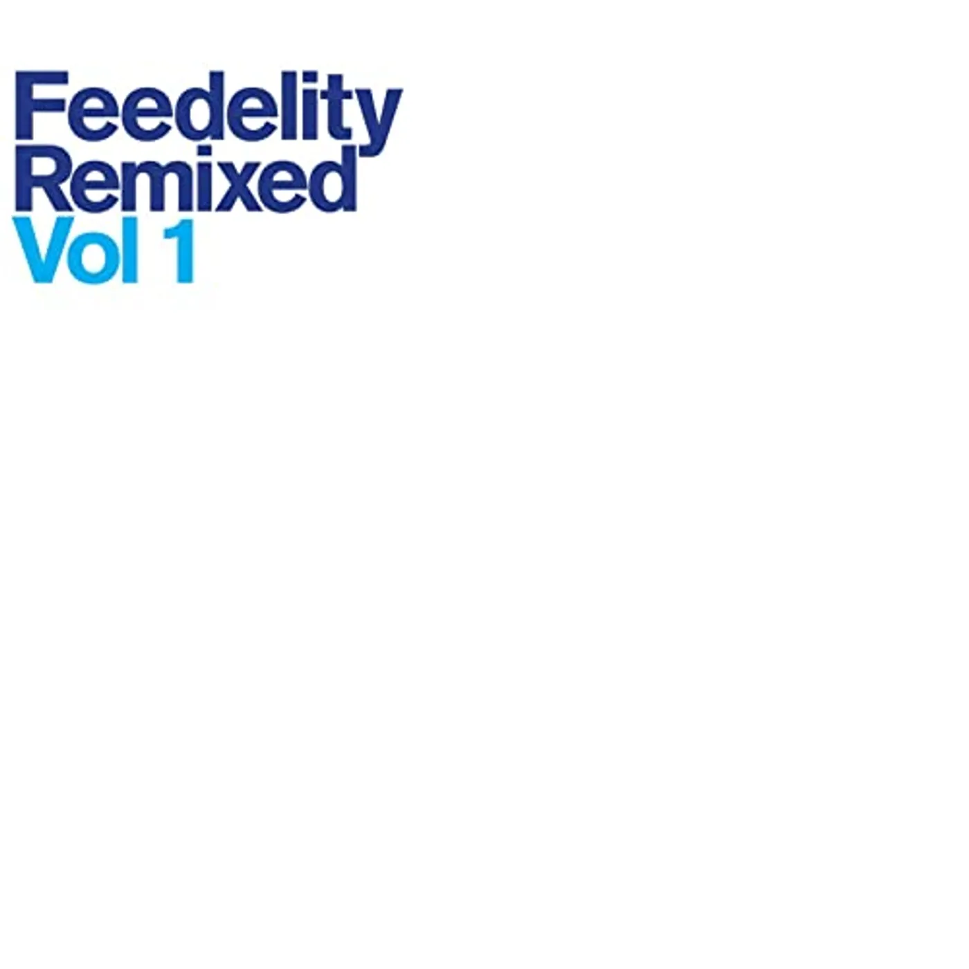 Lindstrøm Feedelity remixed vol 1 - 12 Vinyl Record