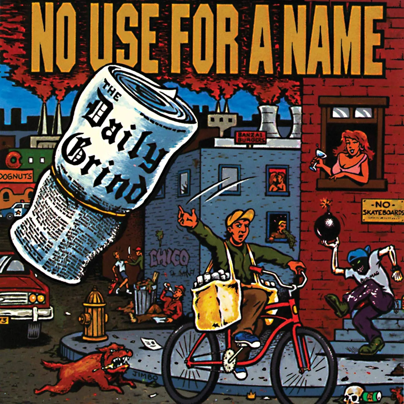 No Use For A Name DAILY GRIND Vinyl Record