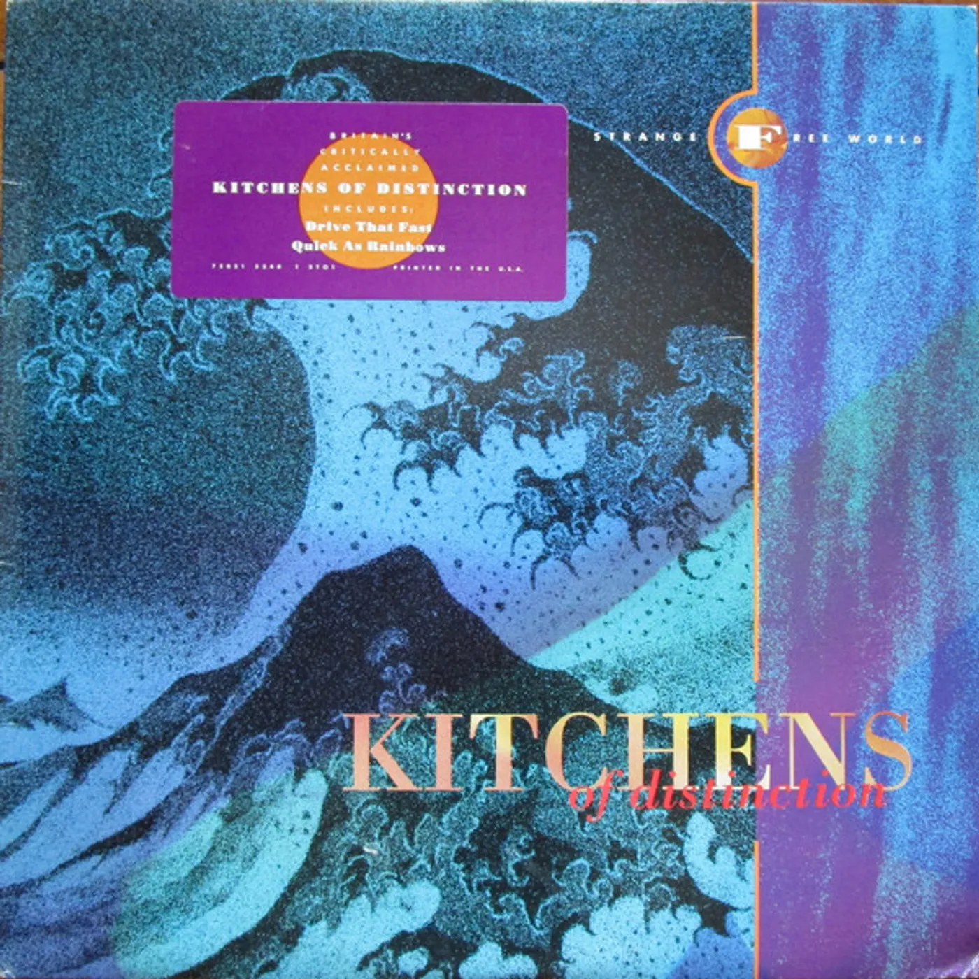 Kitchens Of Distinction Strange Free World Vinyl Record