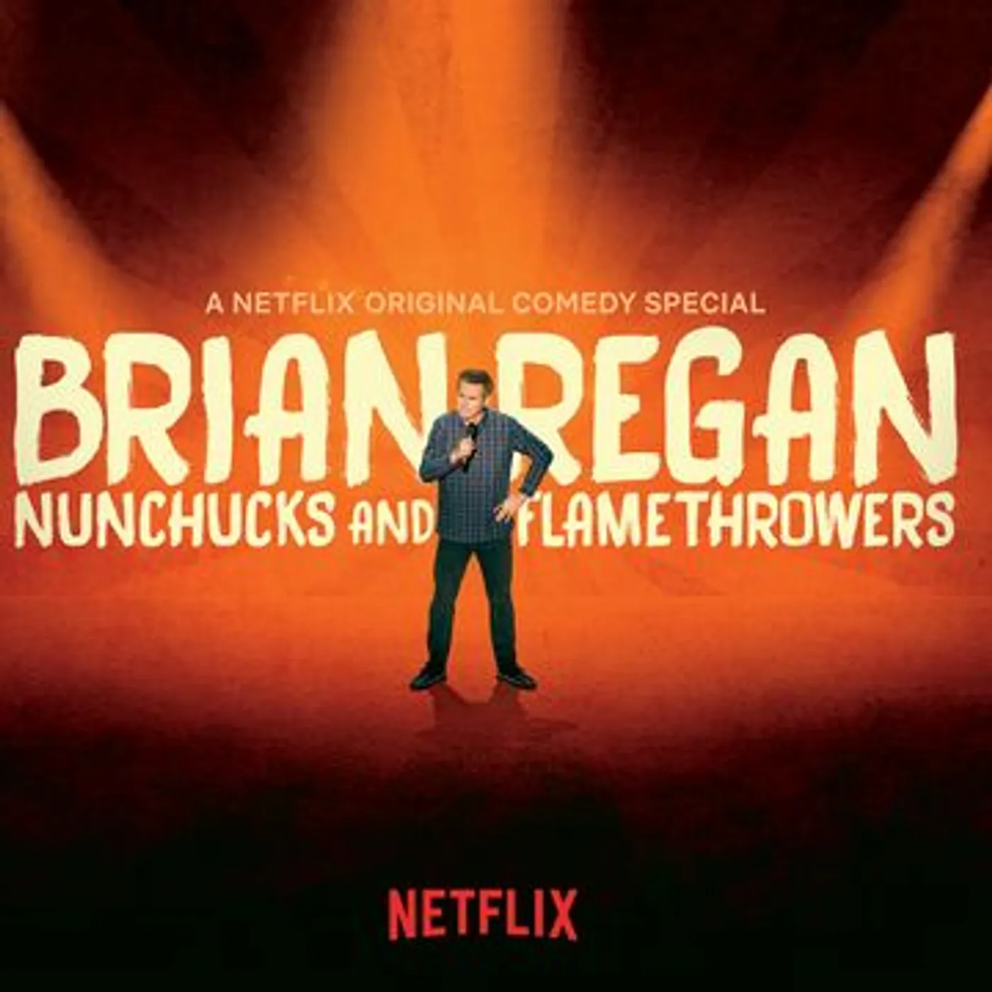 Brian Regan NUNCHUCKS AND FLAMETHROWERS Vinyl Record