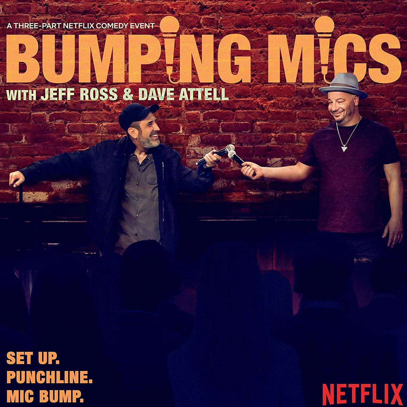 Jeff Ross / Dave Attell BUMPING MICS WITH JEFF ROSS & DAVE ATTELL Vinyl Record