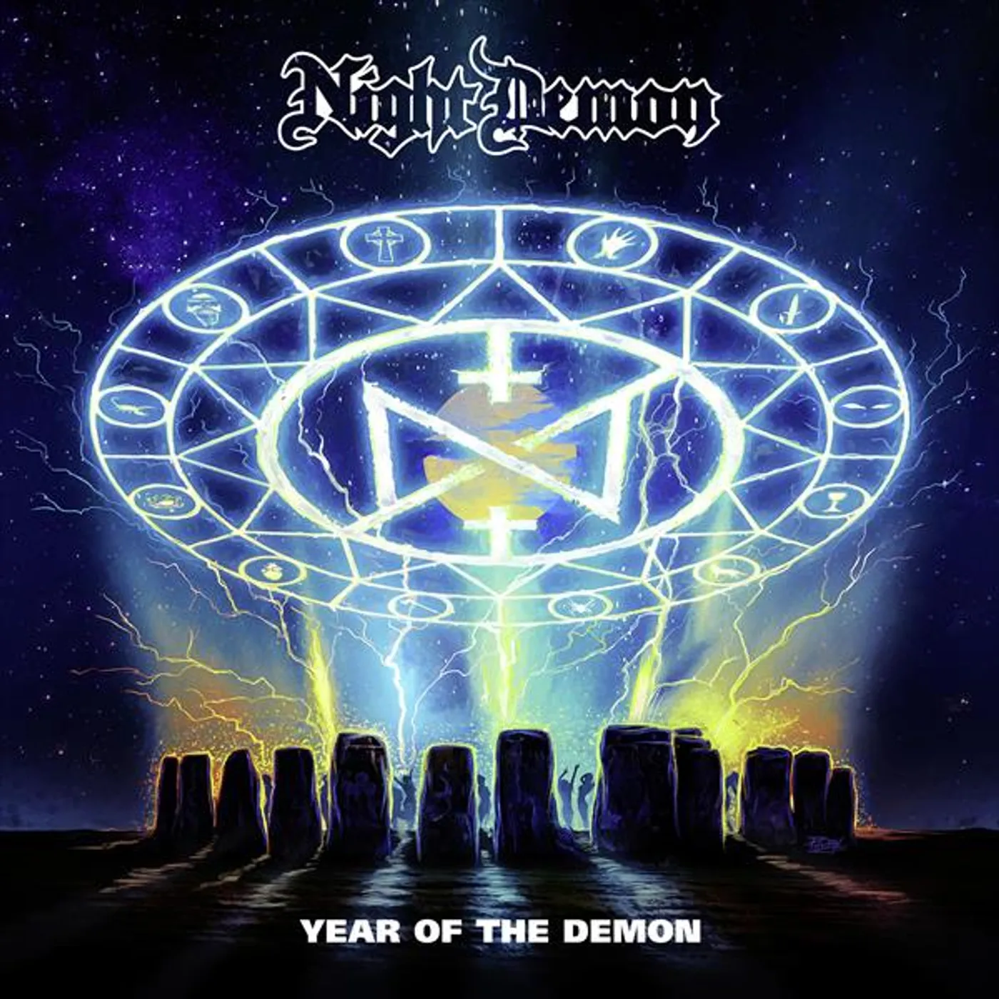 Night Demon YEAR OF THE DEMON (US VERSION) Vinyl Record