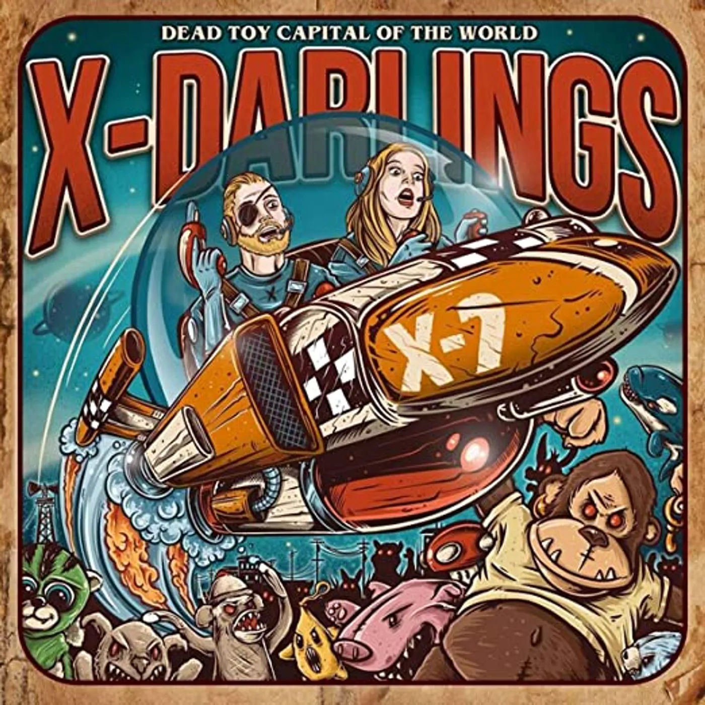 X-Darlings Dead Toy Capital of the World Vinyl Record